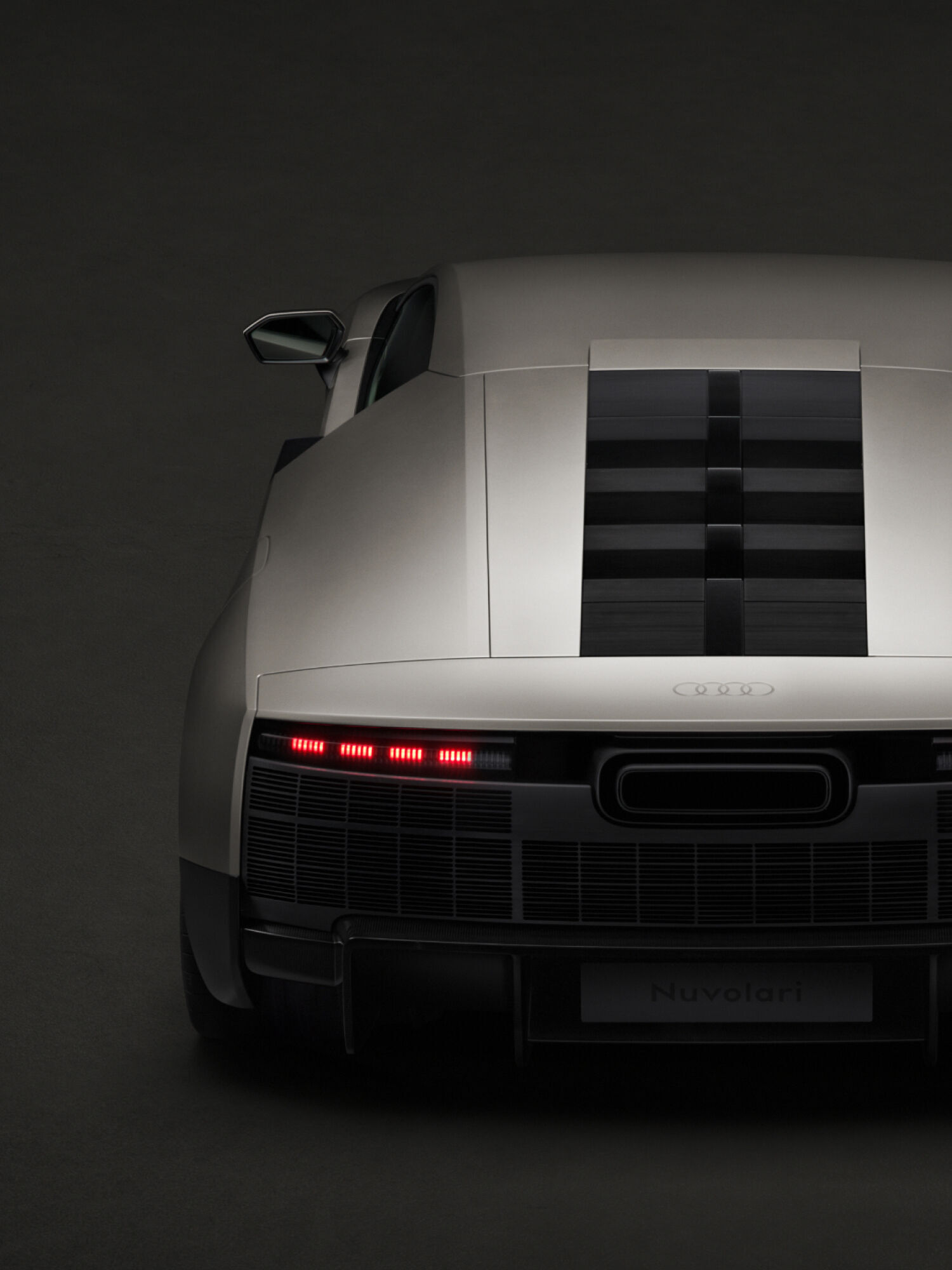 Audi Nuvolari - Titanium, static studio shot, exterior, rear view