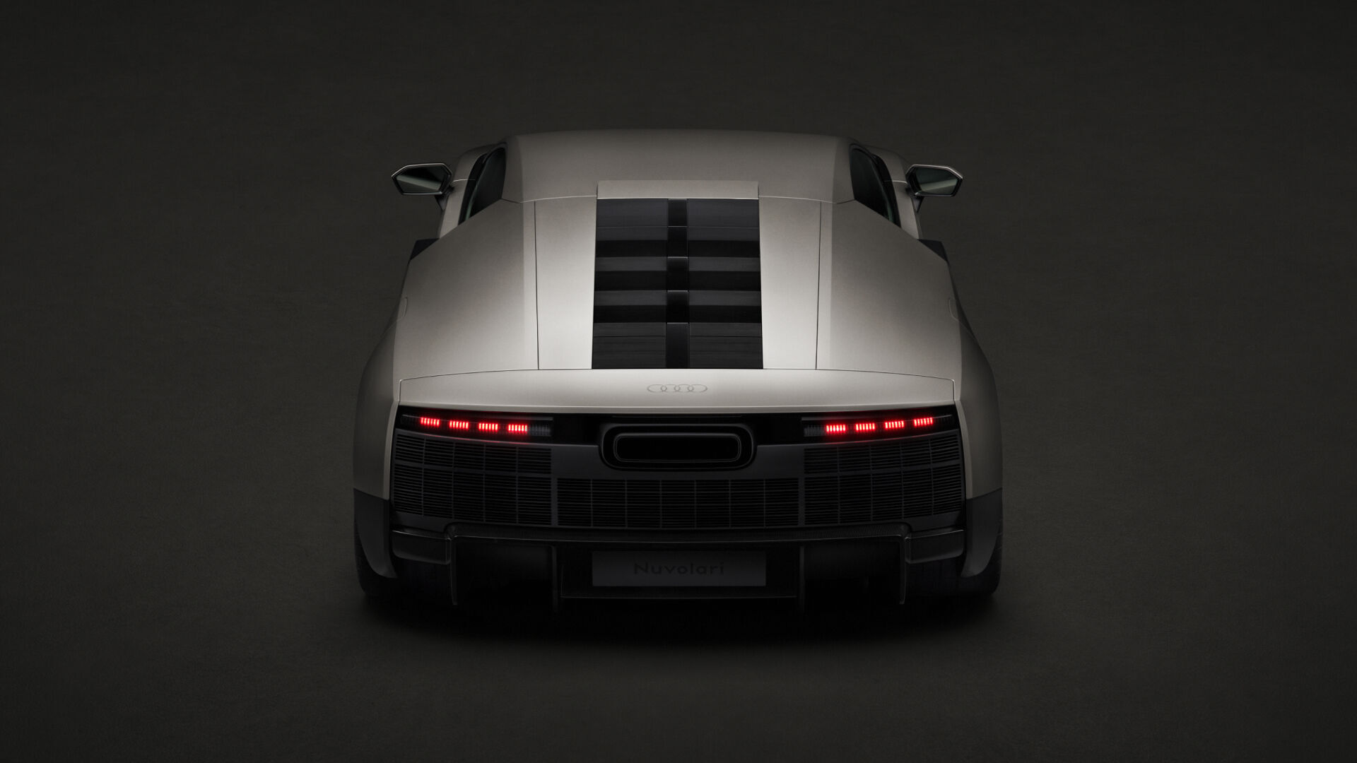 Audi Nuvolari - Titanium, static studio shot, exterior, rear view