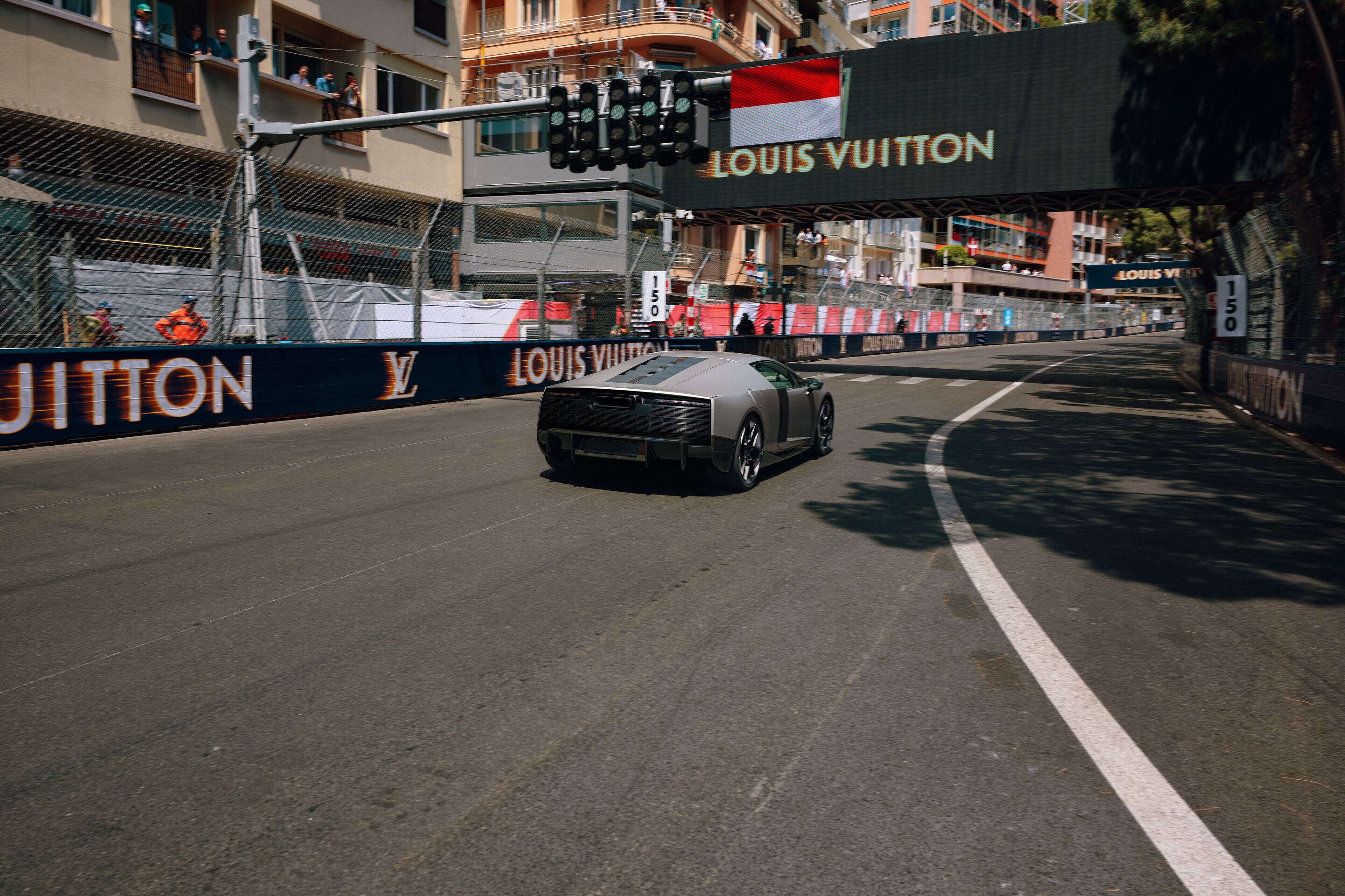 Audi Nuvolari beim Formel‑1‑Grand‑Prix in Monaco - The Audi Nuvolari takes to the track for two laps ahead of the Monaco Grand Prix. FORMULA 1® images © Formula One World Championship Limited 2026