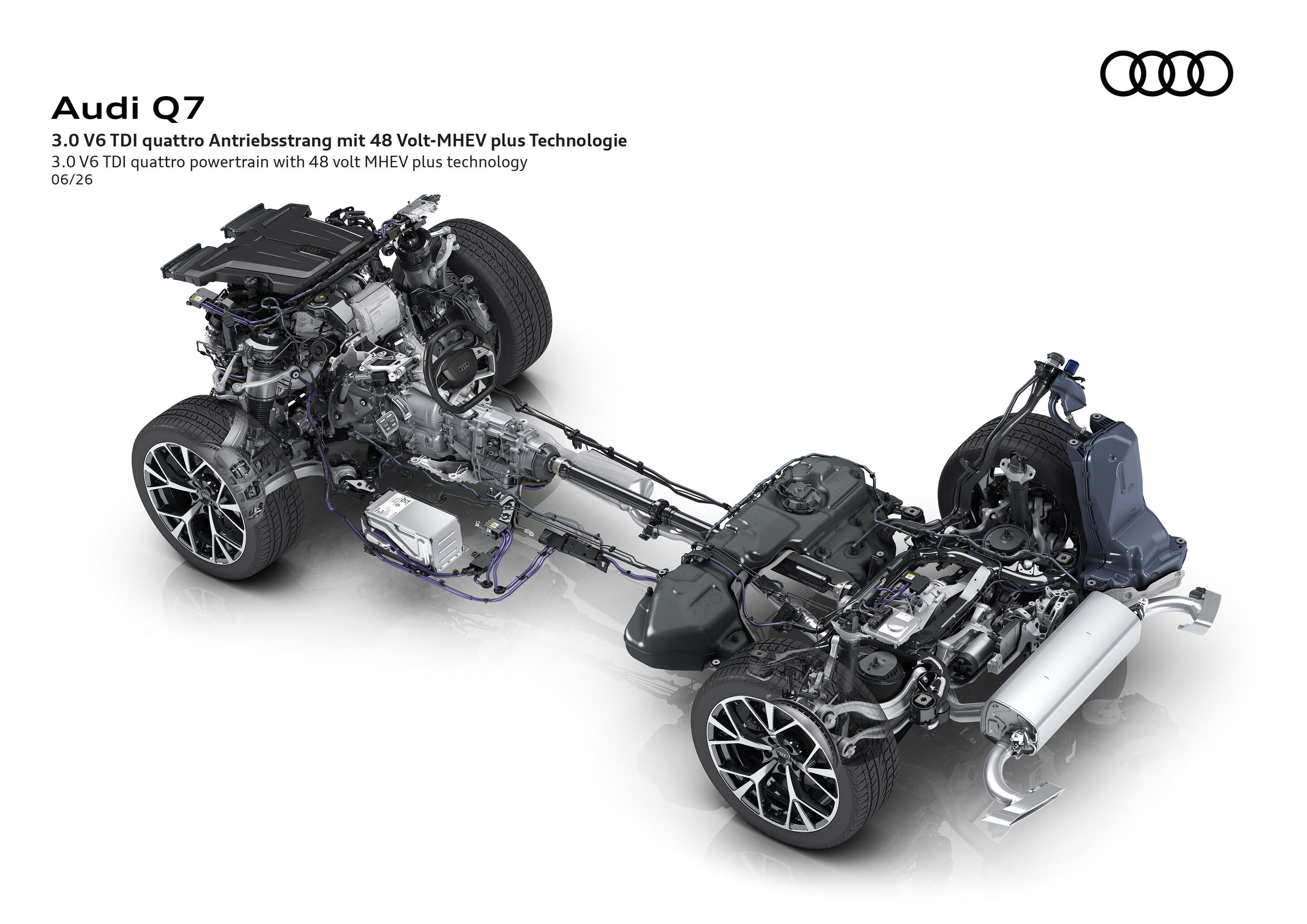 Audi Q7 - 3.0 V6 TDI quattro ultra powertrain with 48-volt MHEV plus technology