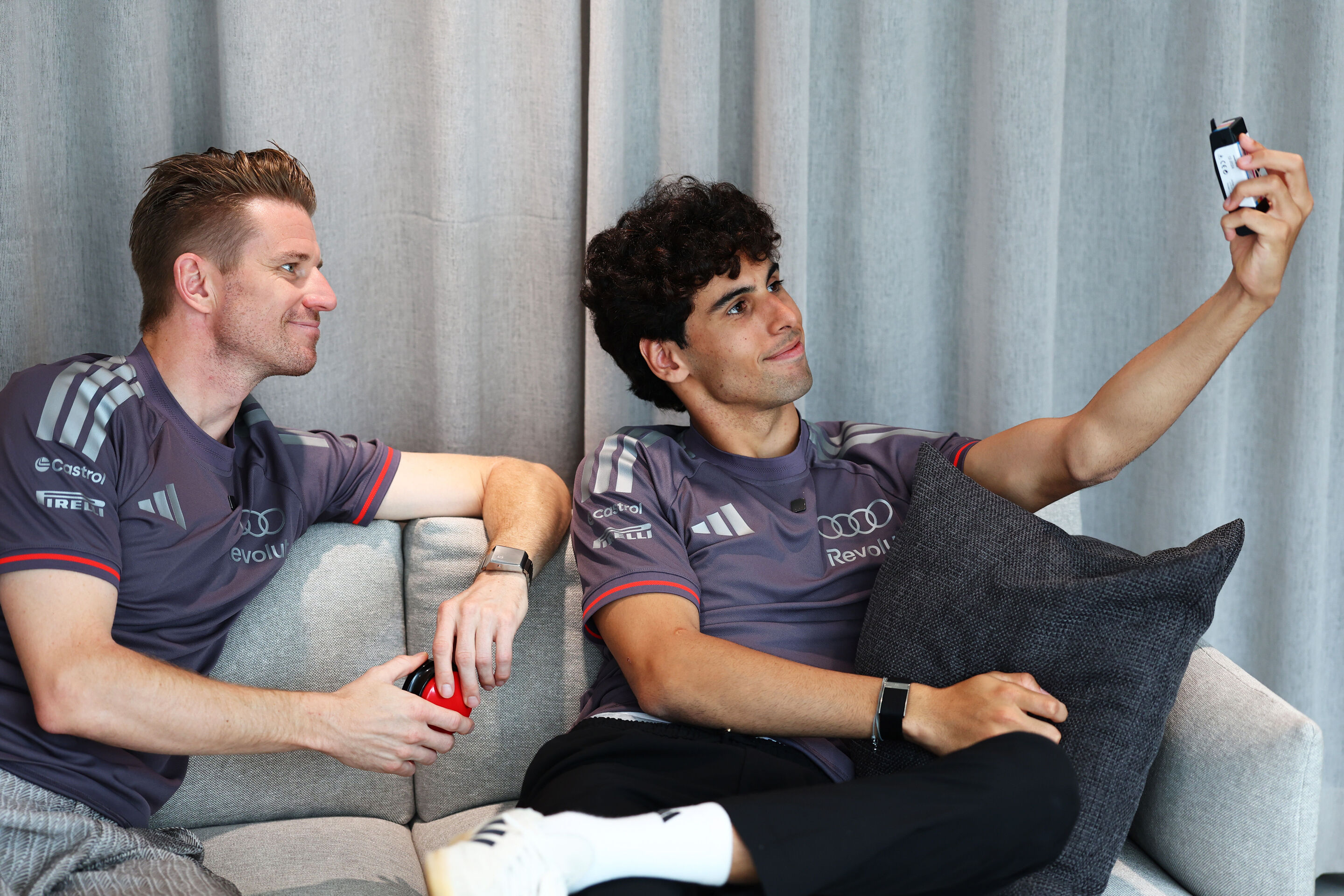 Audi Revolut F1 Team: Grand Prix von Barcelona - Nico Hülkenberg, Gabriel Bortoleto