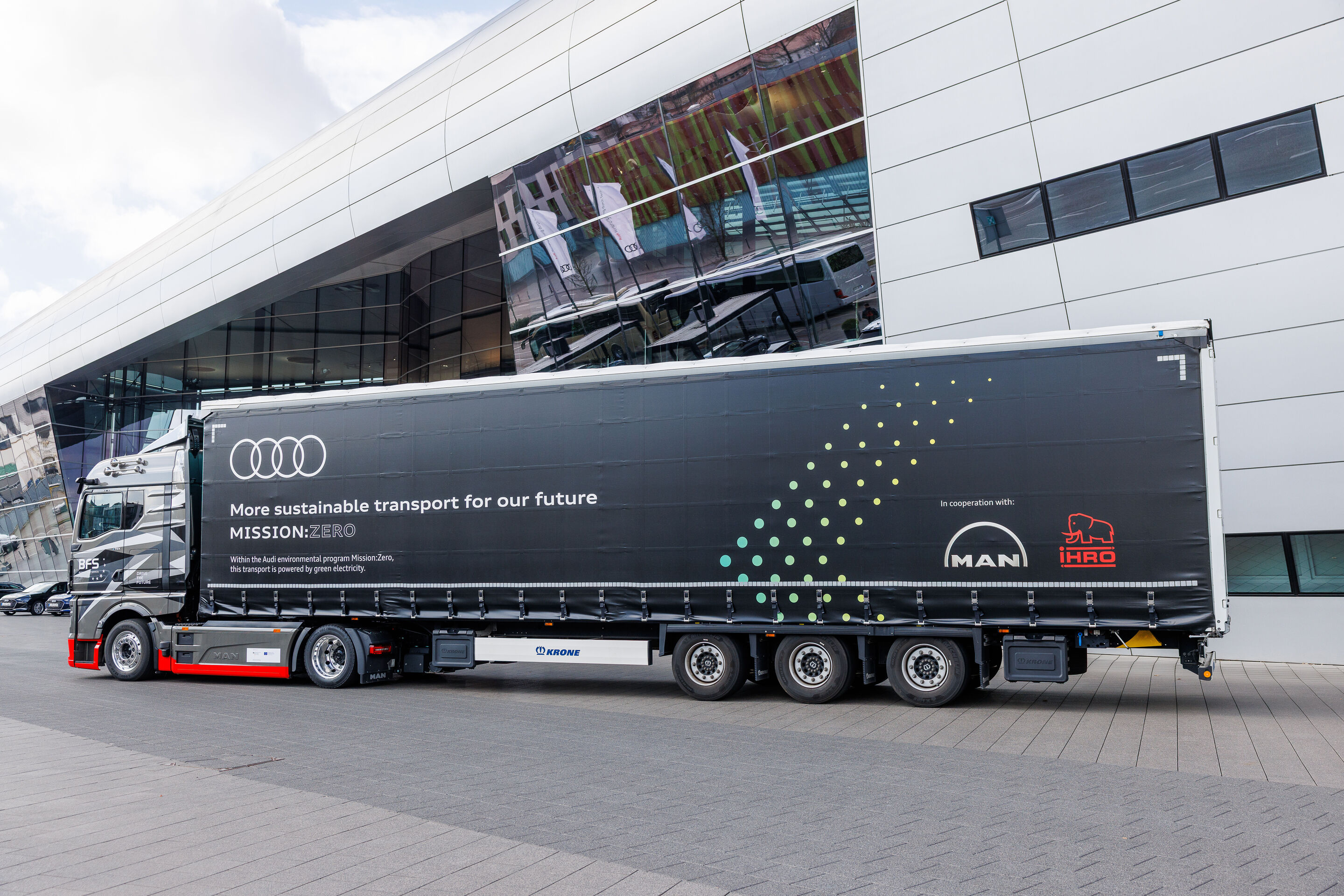 A look into the different worlds of logistics at Audi - The Audi environmental program Mission:Zero provides the framework for holistic, sustainable production.