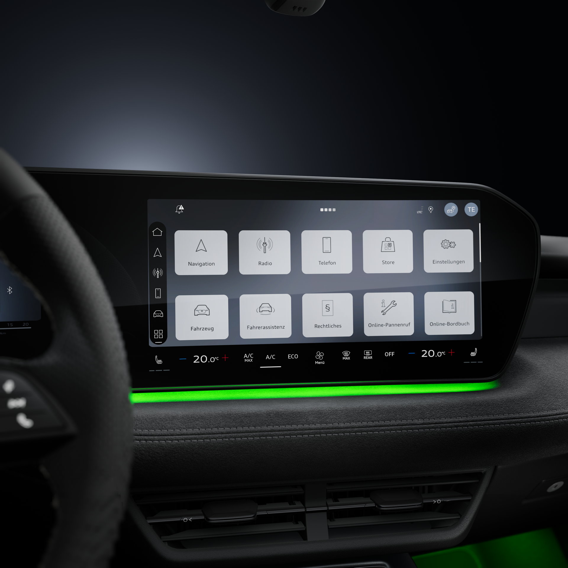 Audi A3 allstreet - Studioaufnahme, Interieur, Infotainment