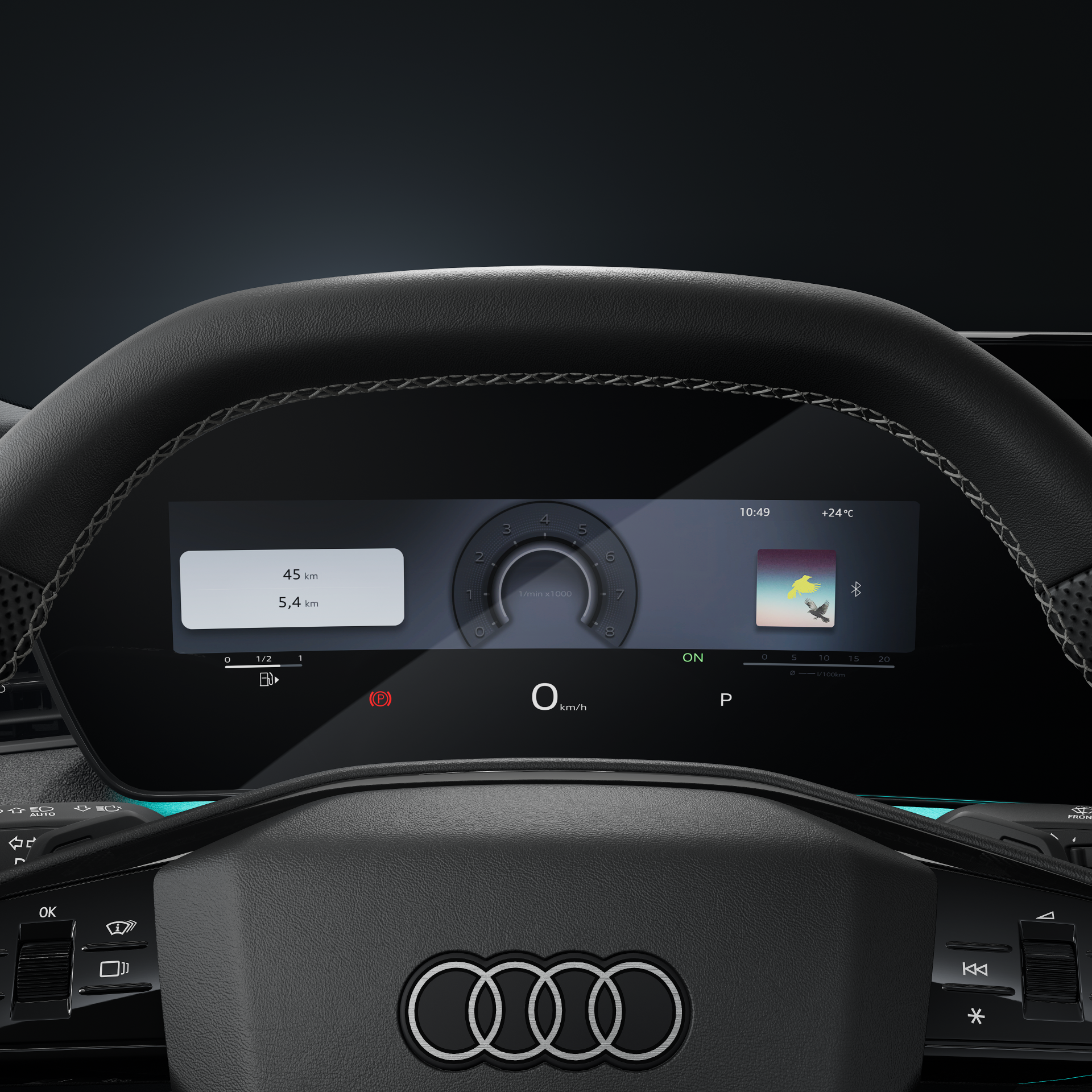 Audi A3 Sedan - Studio photo, interior, Audi virtual cockpit