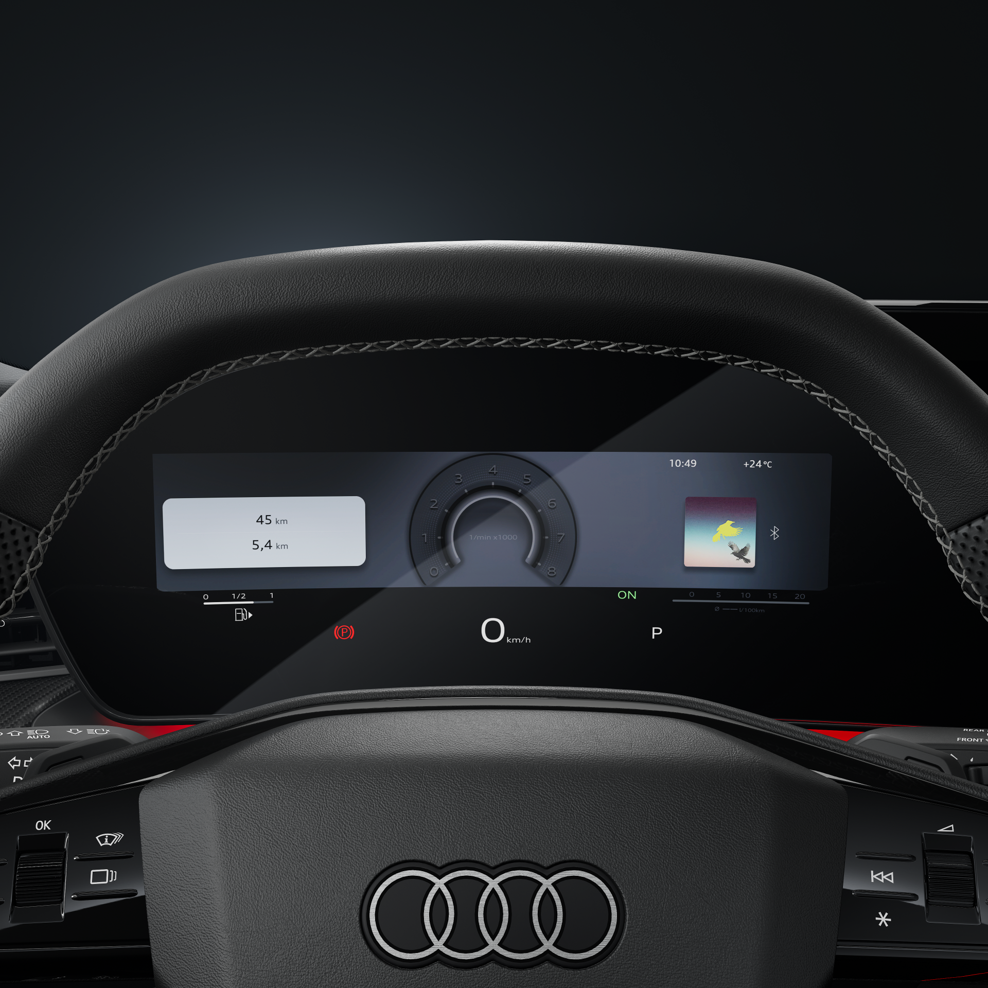 Audi S3 Sportback - Studio photo, interior, Audi virtual cockpit
