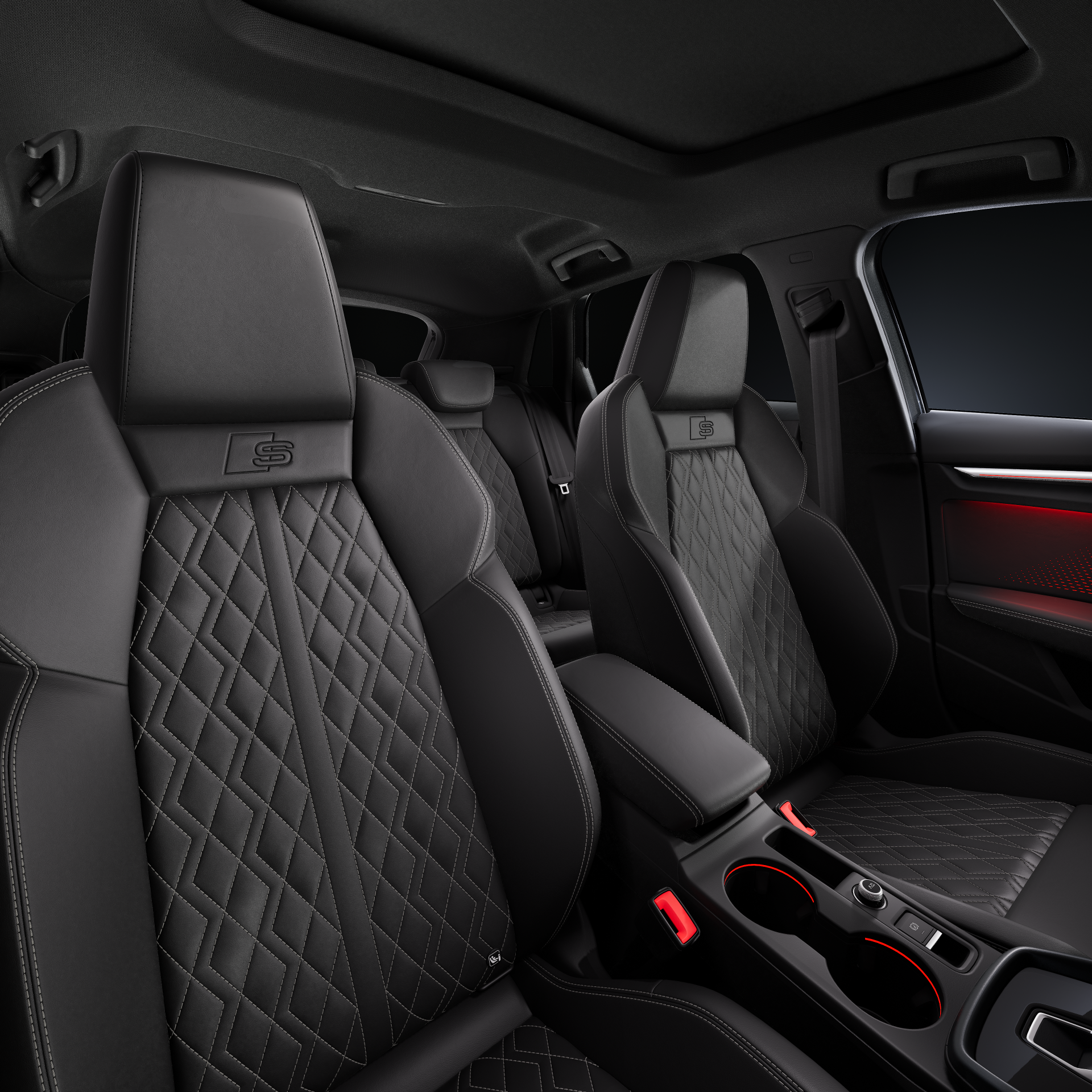 Audi S3 Sportback - Studio photo, interior, front seats