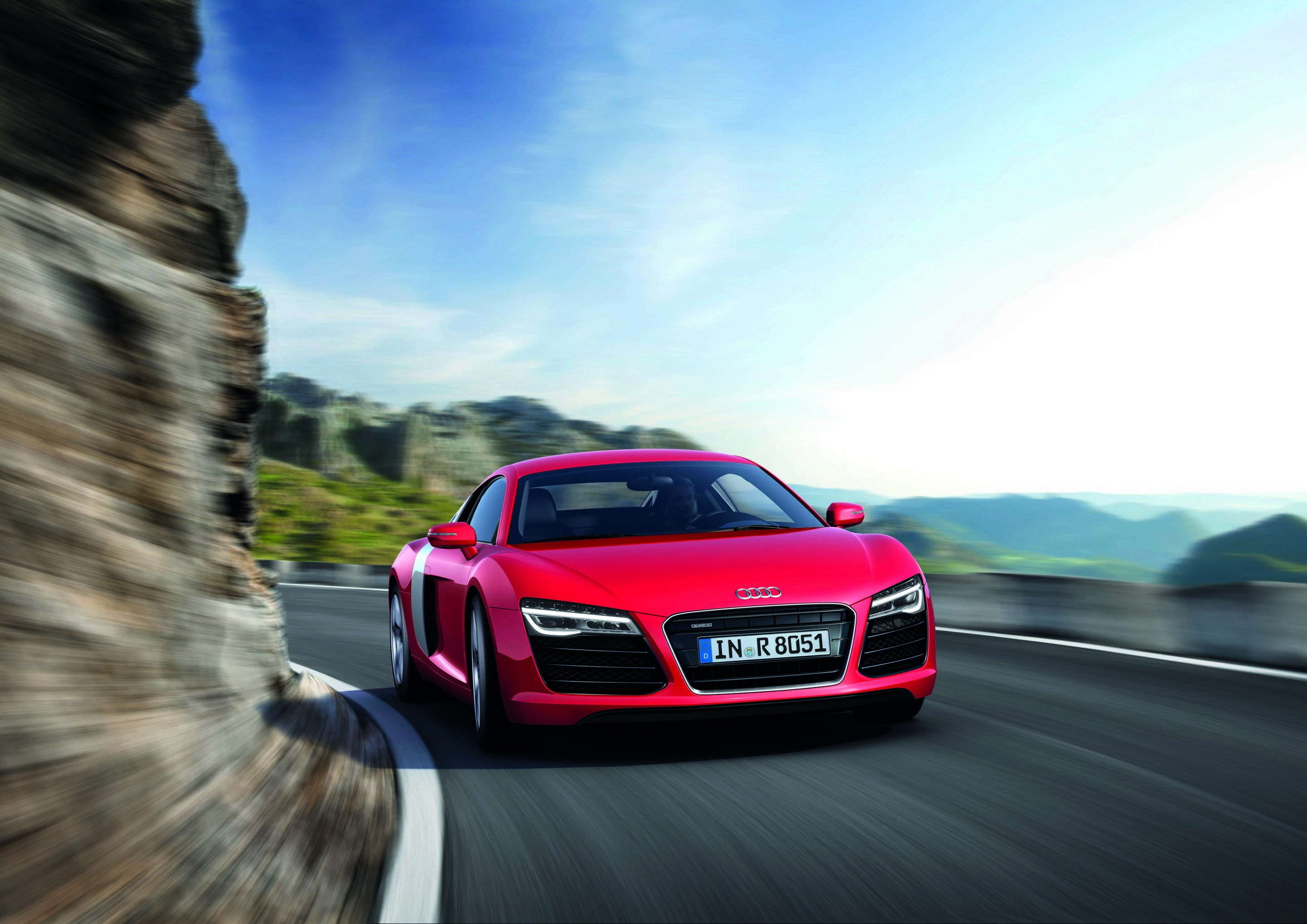 Audi R8 - Colour: Brillant Red