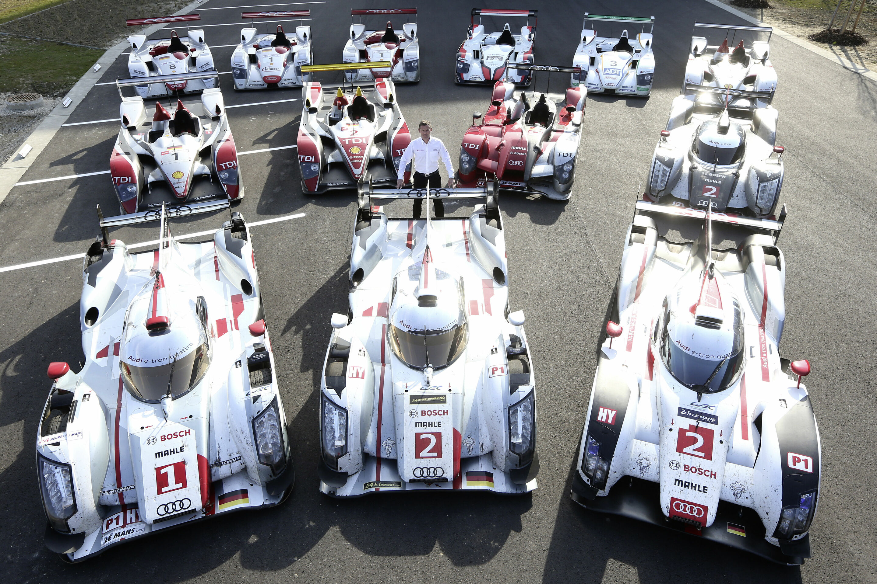 Audi-Siegerautos in Le Mans (2000-2014)