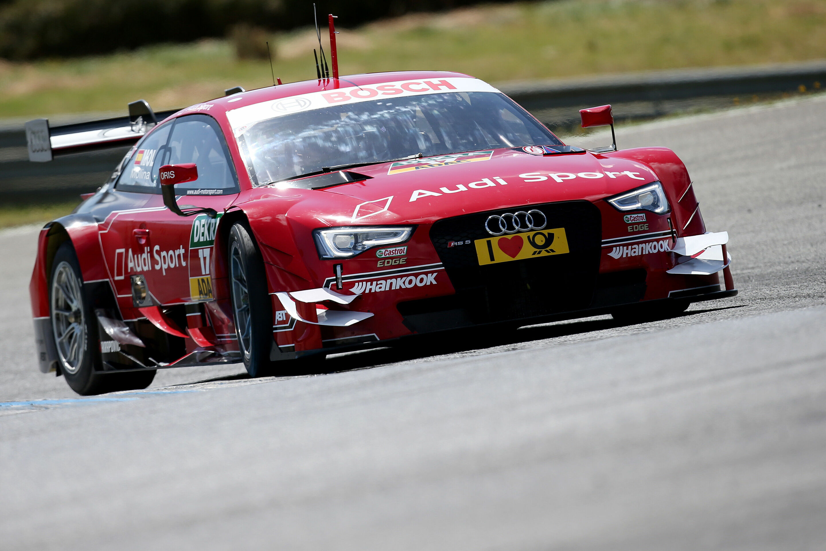 DTM Test Estoril 2015 - Audi Sport Audi RS 5 DTM #17 (Audi Sport Team Abt Sportsline), Miguel Molina