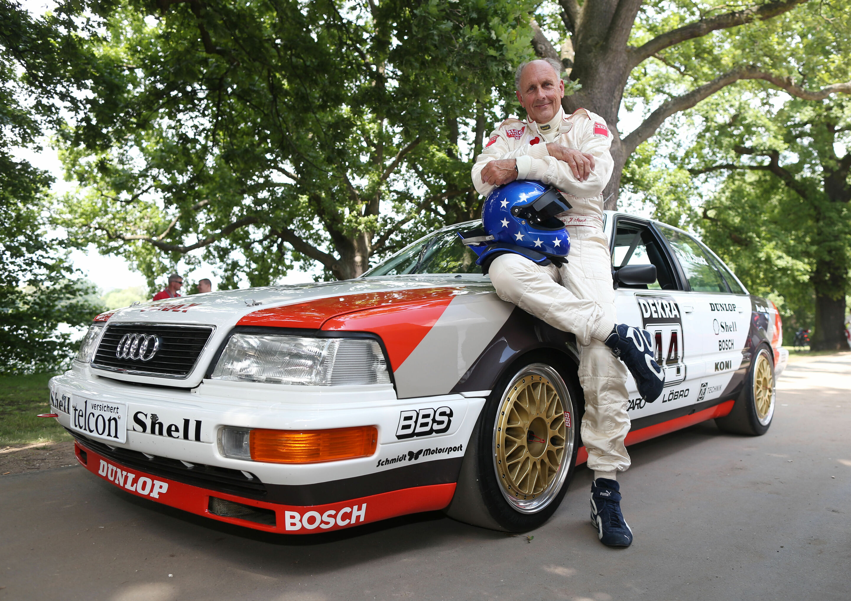 Hans-Joachm Stuck and the Audi V8 quattro (Norisring winner 1990)