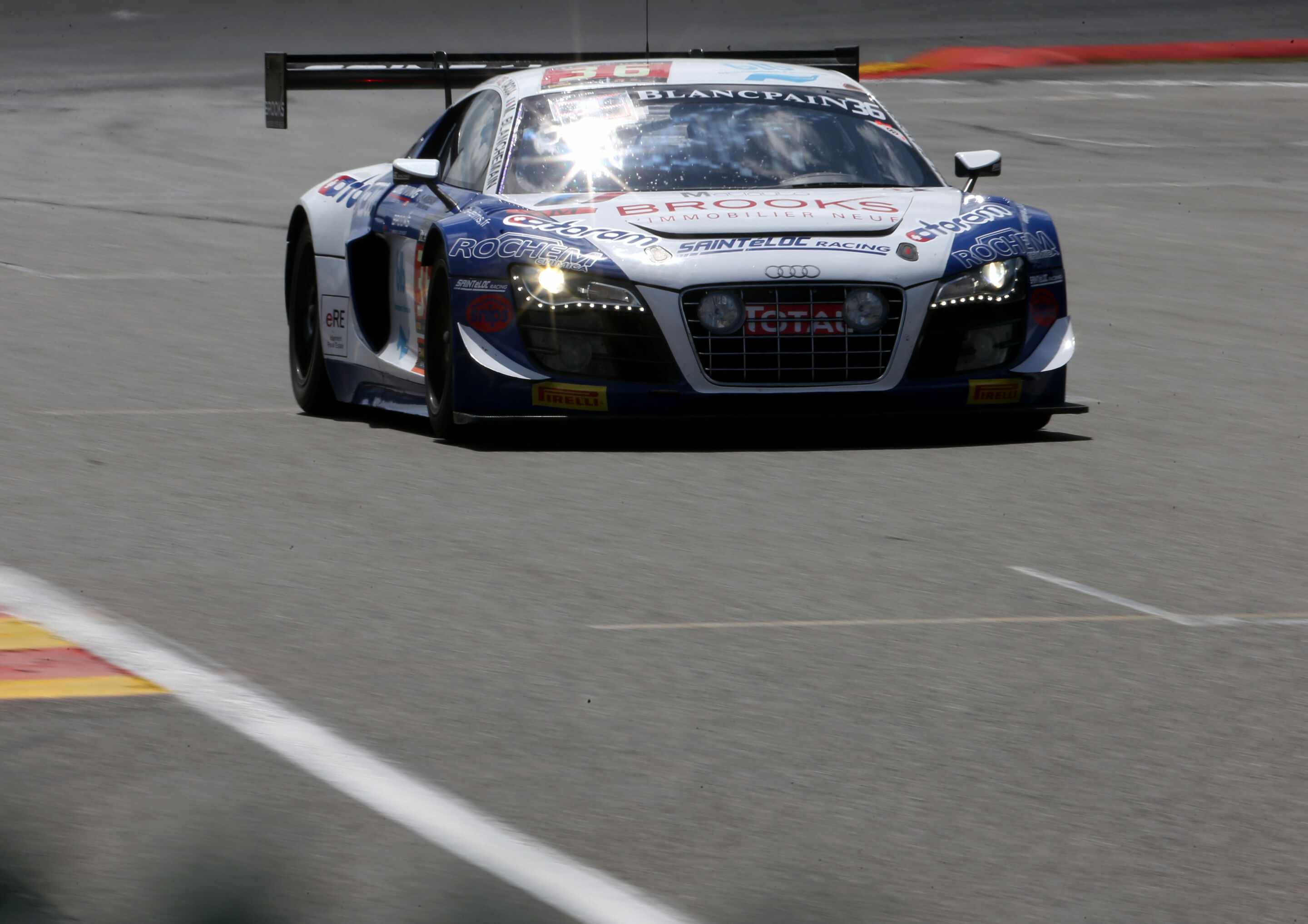 24h Spa 2015 - Audi R8 LMS ultra #36 (Saintéloc), Michaël Blanchemain/Mino Caccia/Philippe Haezebrouck/Gilles Lallement