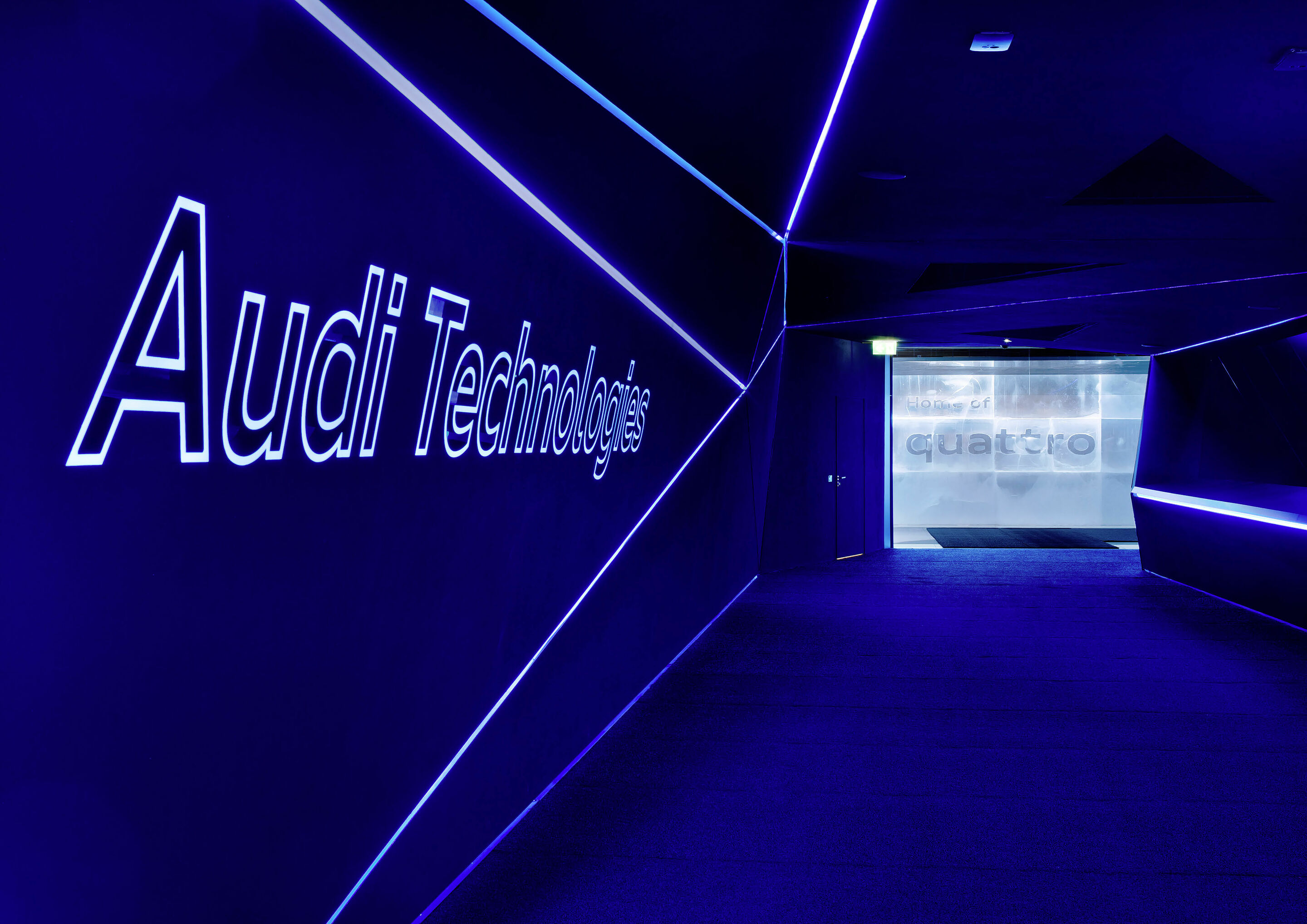 Audi Stand auf der Frankfurter Internationalen Automobil Ausstellung 2015