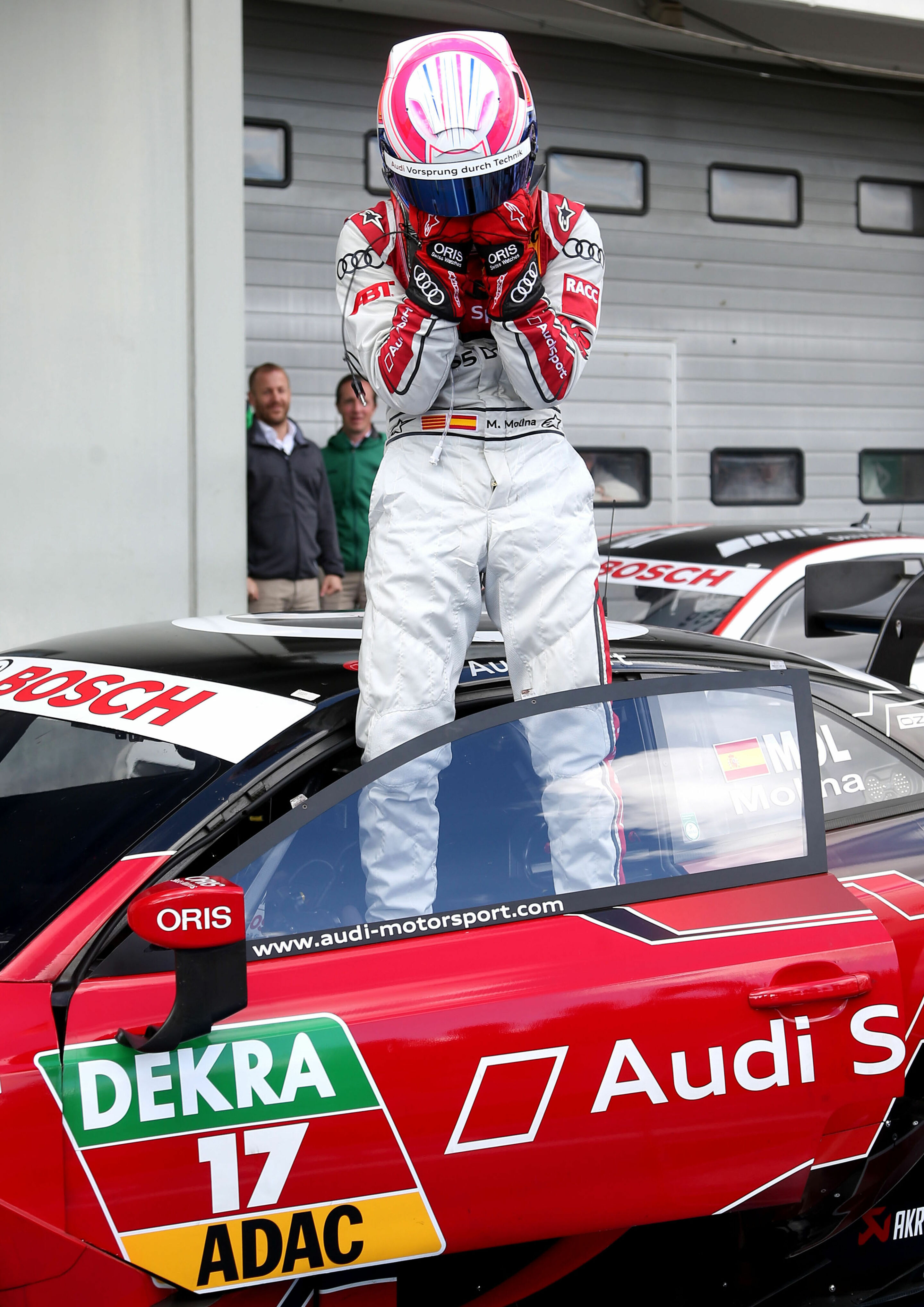Audi driver Molina celebrates first DTM victory | Audi MediaCenter