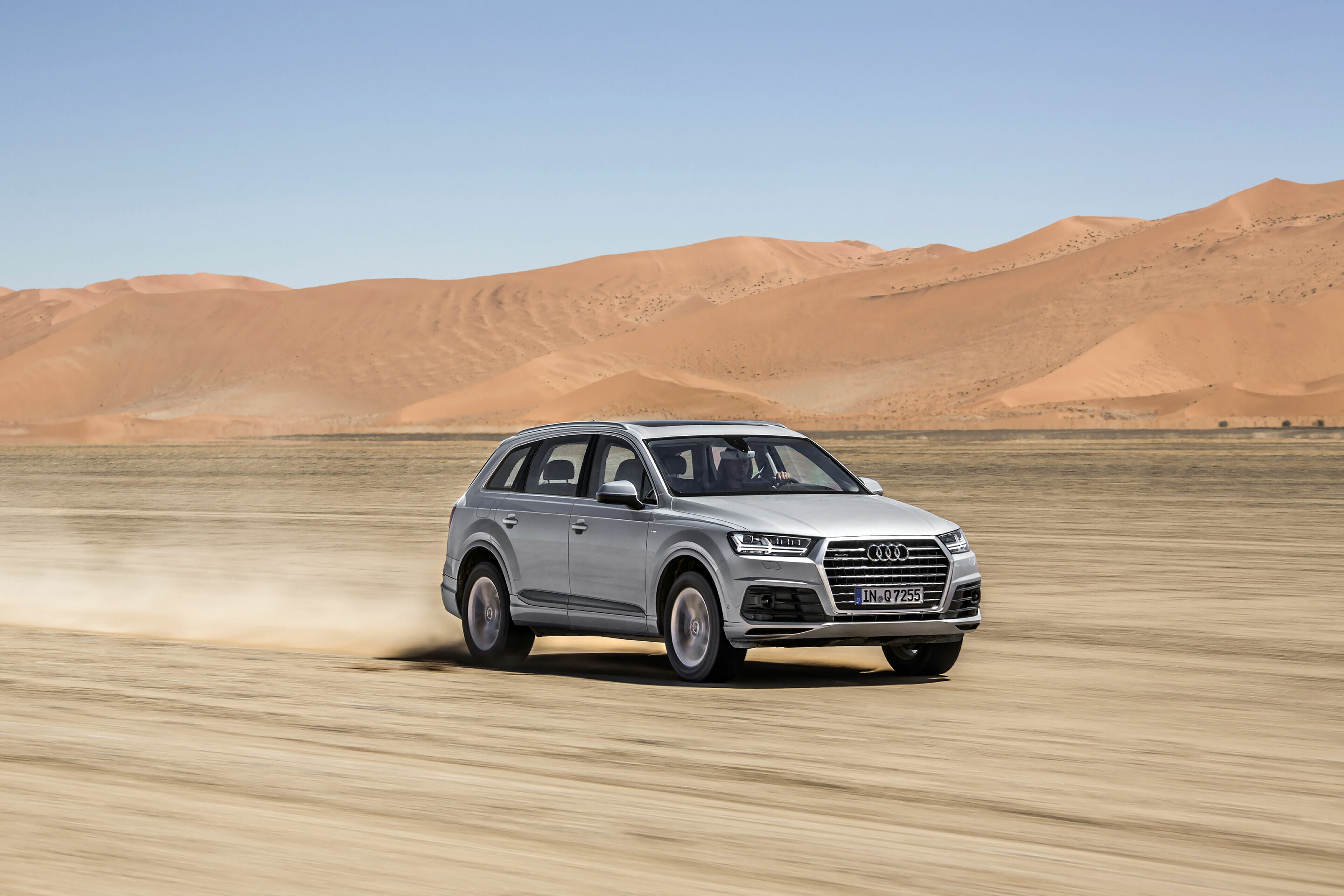 Last approval drive of the new Audi Q7