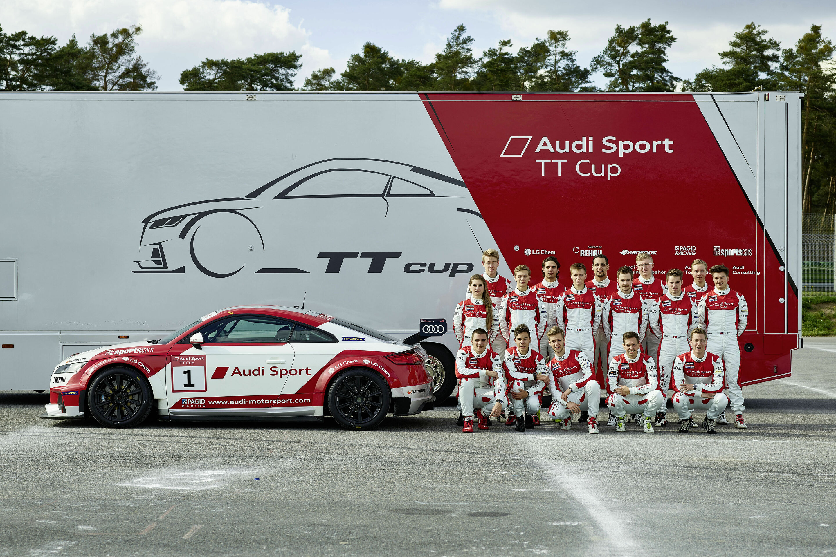 Audi Sport TT Cup 2016, Test Hockenheim
