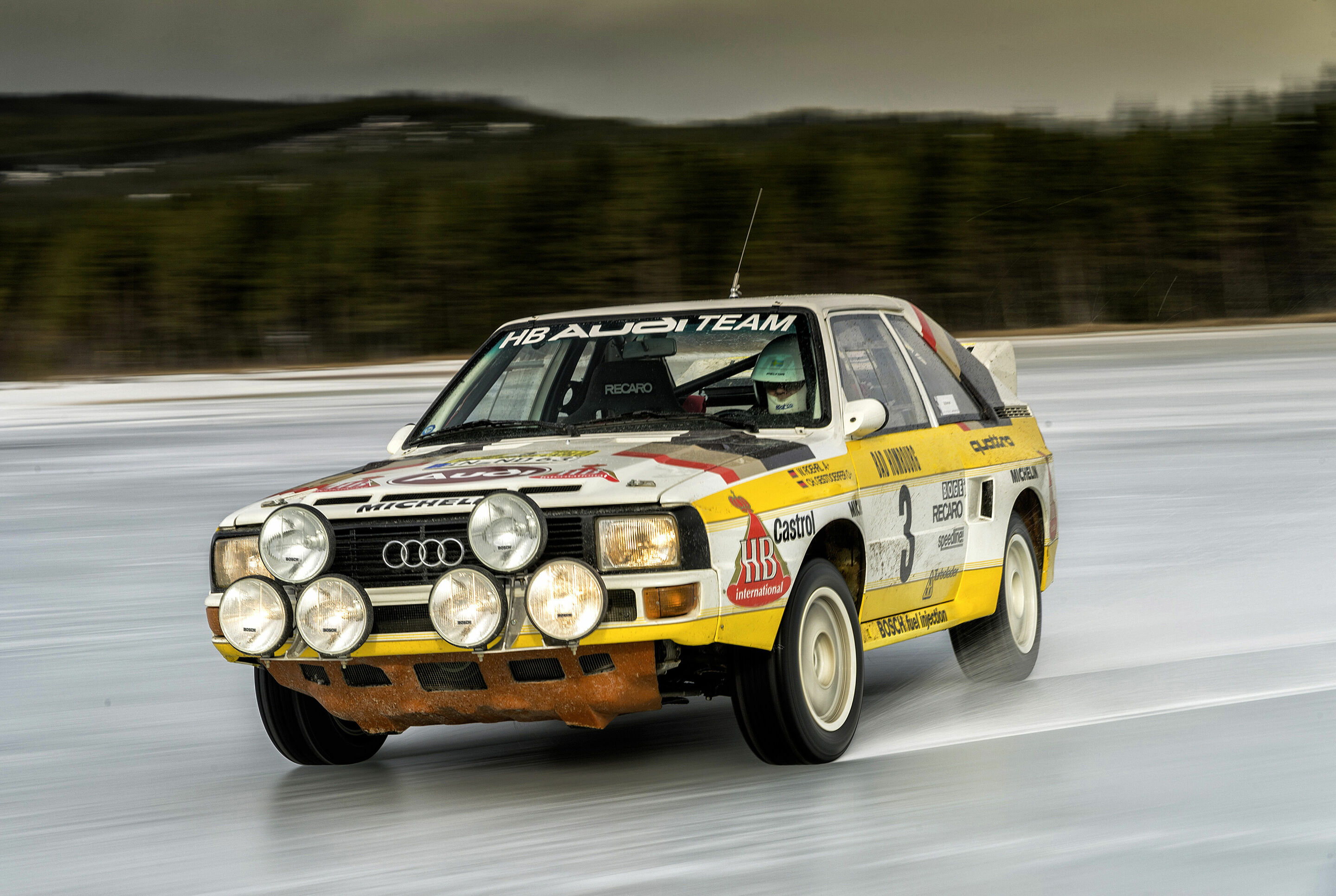 Stig Blomqvist, Audi Rallye-Weltmeister von 1984 im Sport quattro Rallye