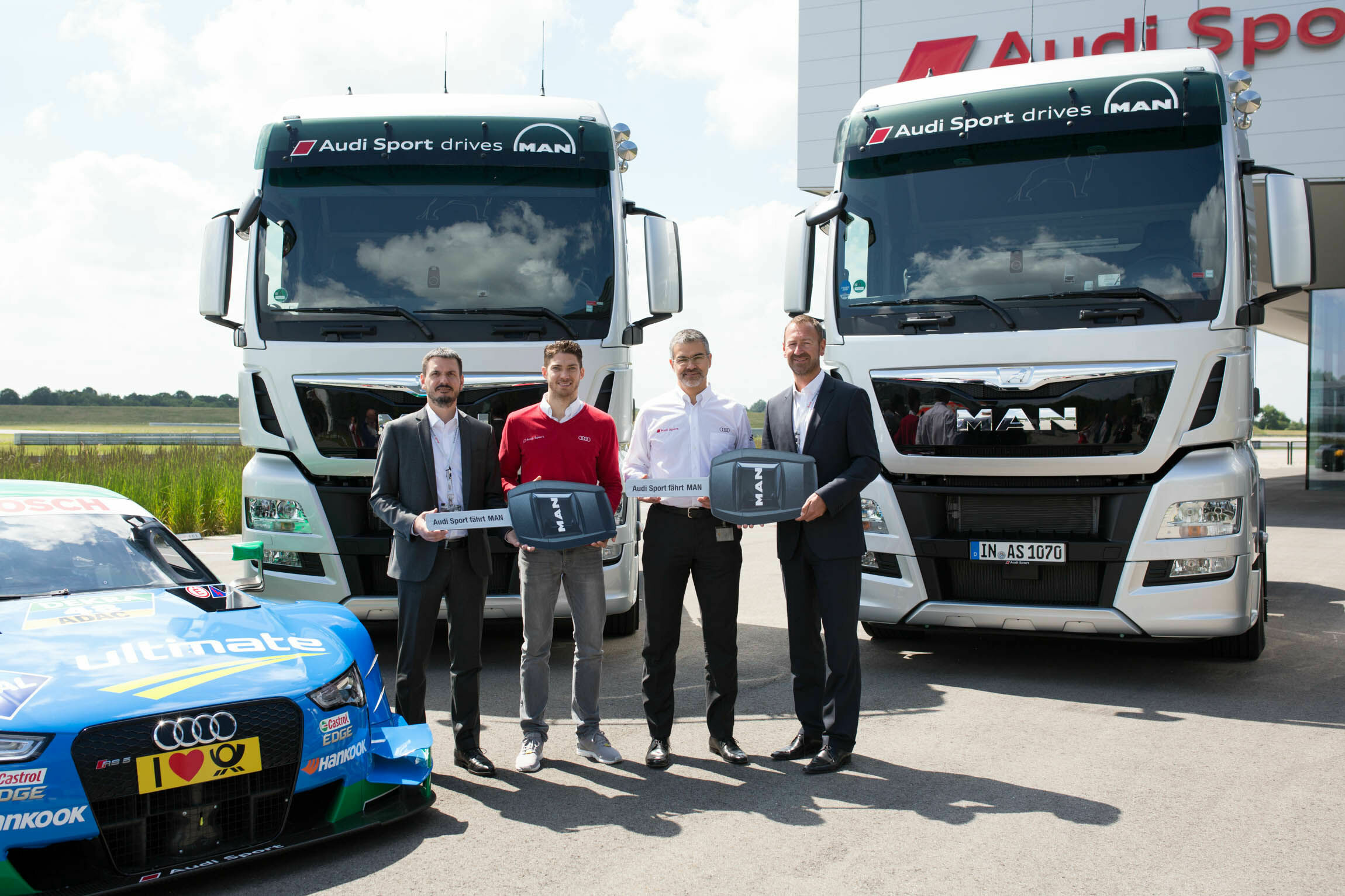 Audi relies on new trucks from MAN