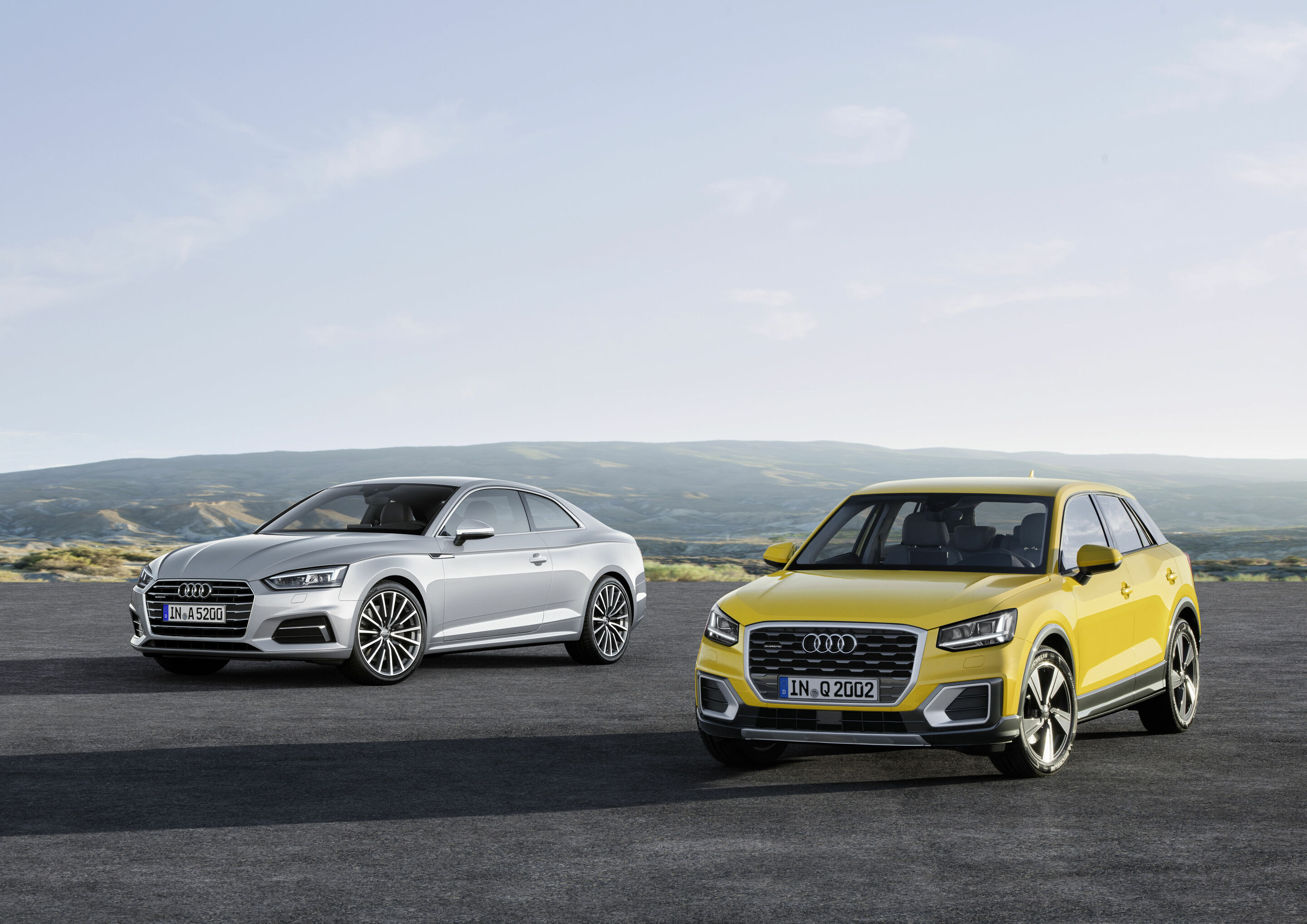 Audi setzt Produkt-Offensive fort:  Q2, A5 und S5 Coupé ab sofort bestellbar