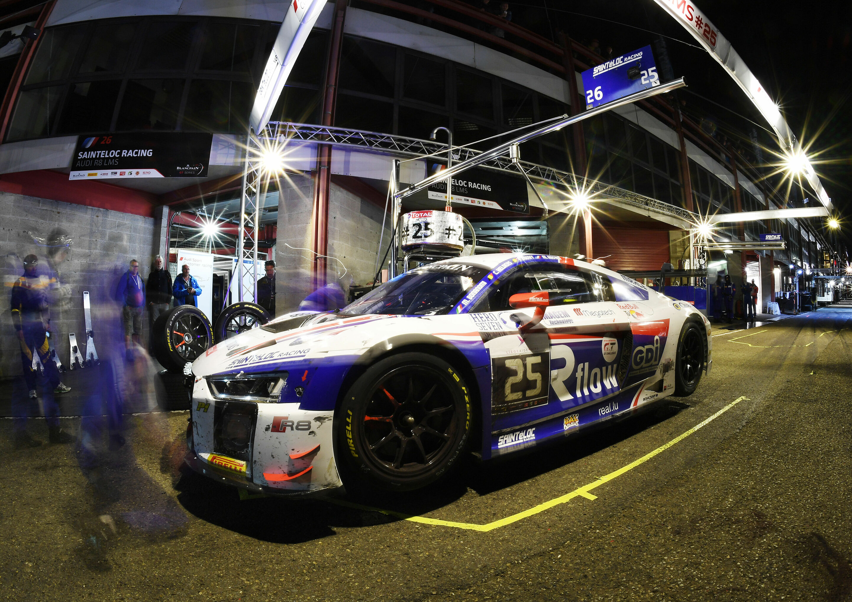 24h Spa 2016 - Audi R8 LMS #25 (Saintéloc Racing), Marco Bonanomi/Fred Bouvy/Christian Kelders/Marc Rostan