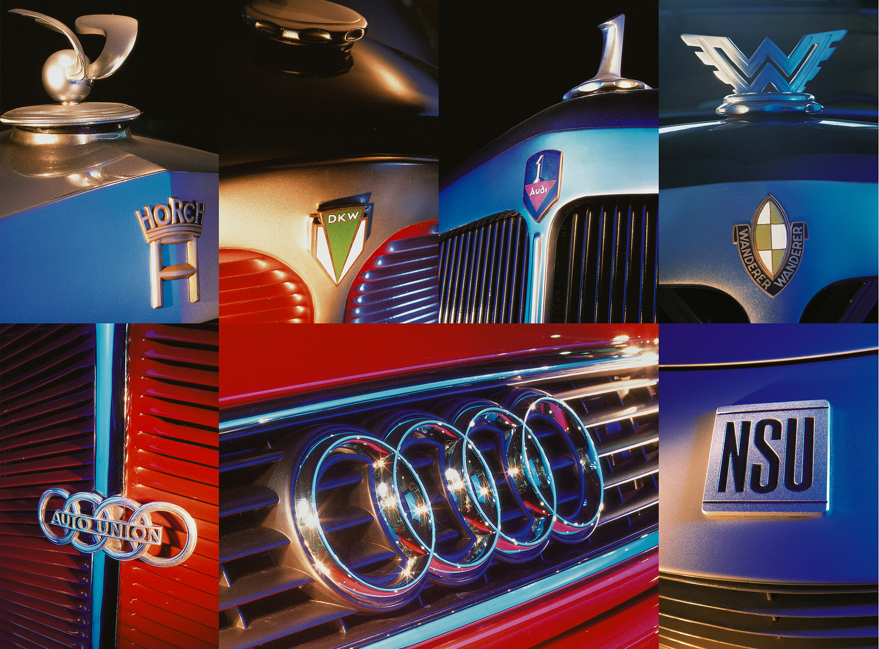 The Brands that formed the AUDI AG