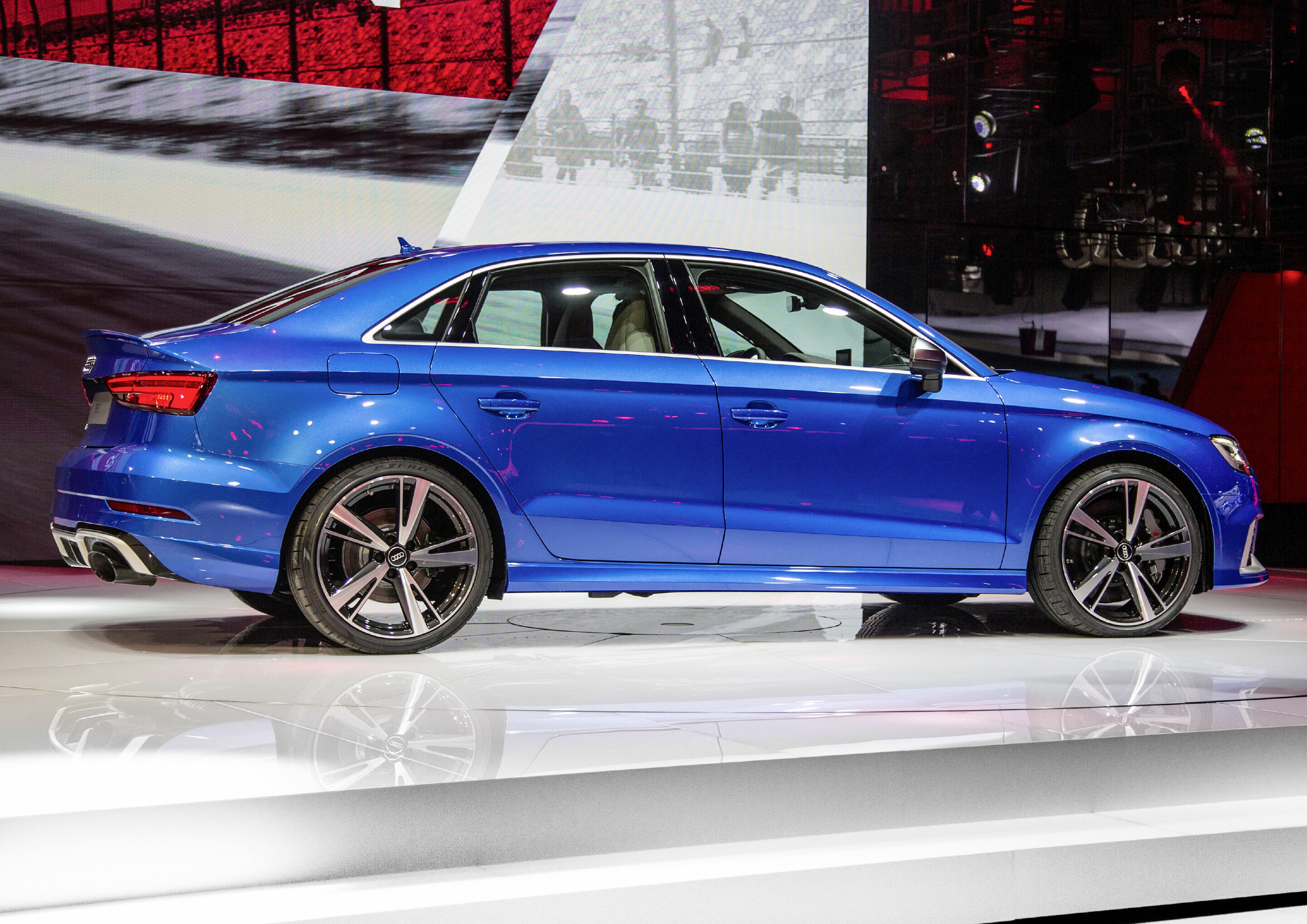 The new Audi RS 3, Paris Motor Show 2016