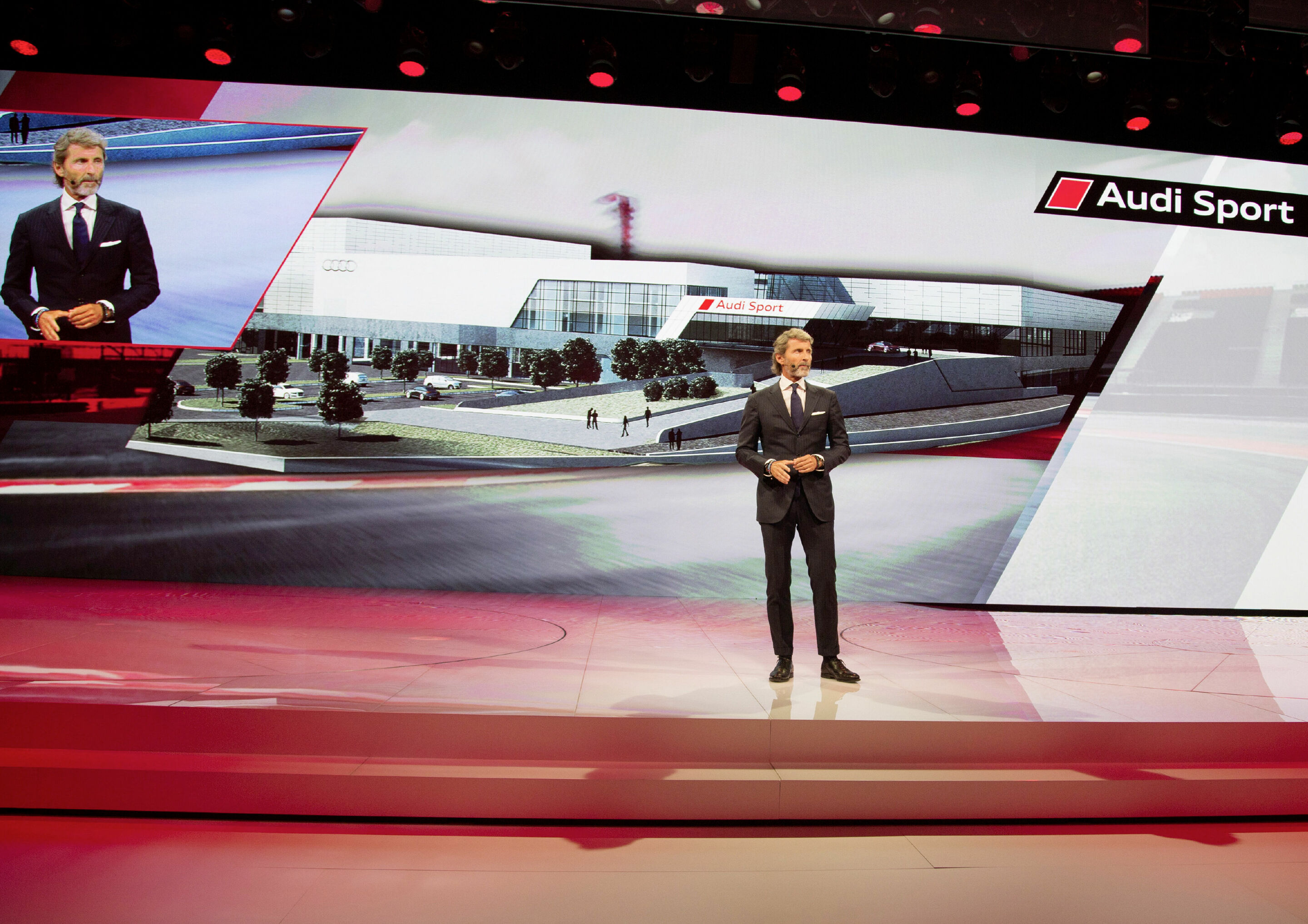 Stephan Winkelmann (CEO quattro GmbH) ) at the Audi press conference, Paris Motor Show 2016