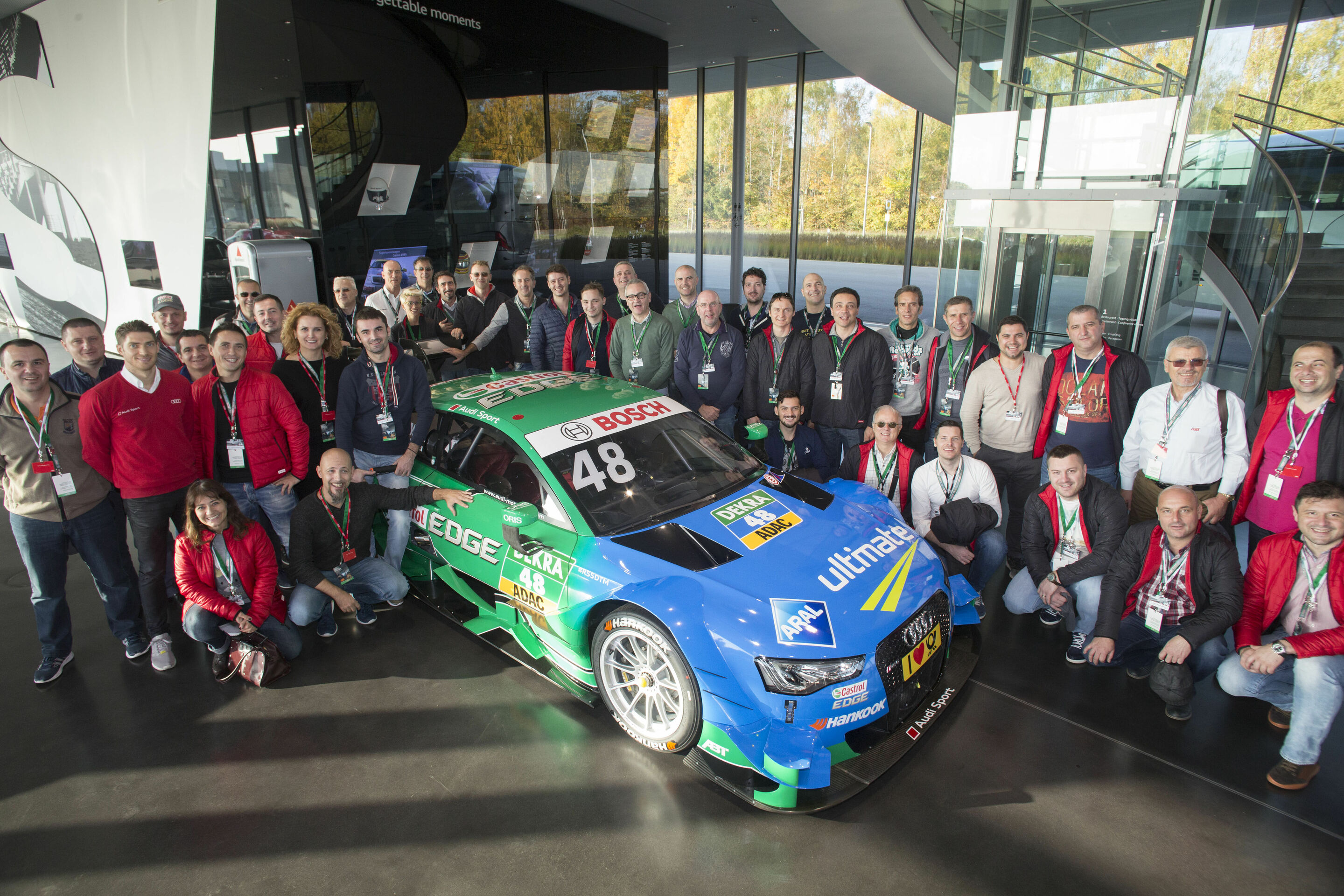 Castrol visits the Audi driving experience center