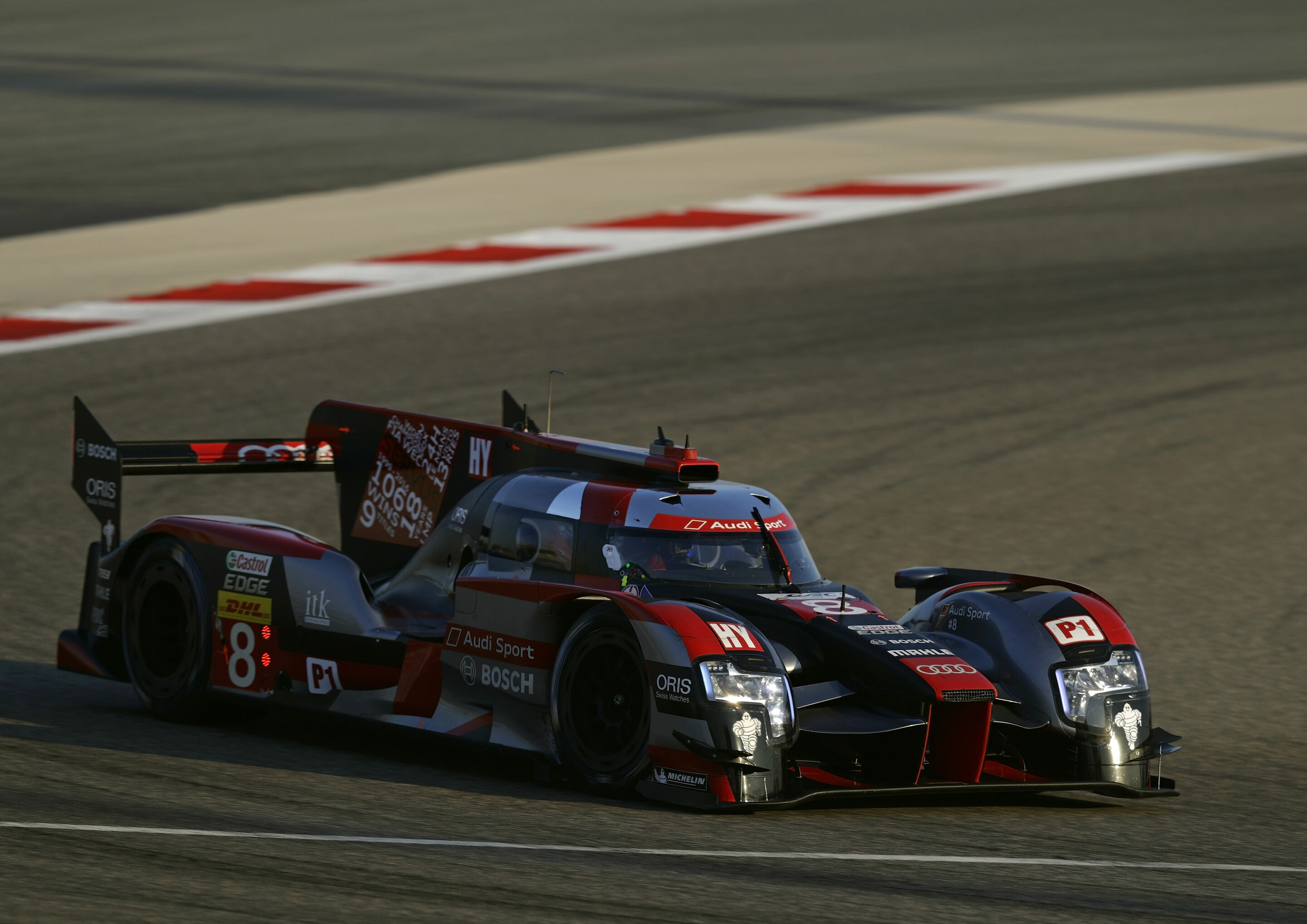 WEC Bahrain 2016 - Audi R18 (2016) #8 (Audi Sport Team Joest), Lucas di Grassi, Loïc Duval, Oliver Jarvis