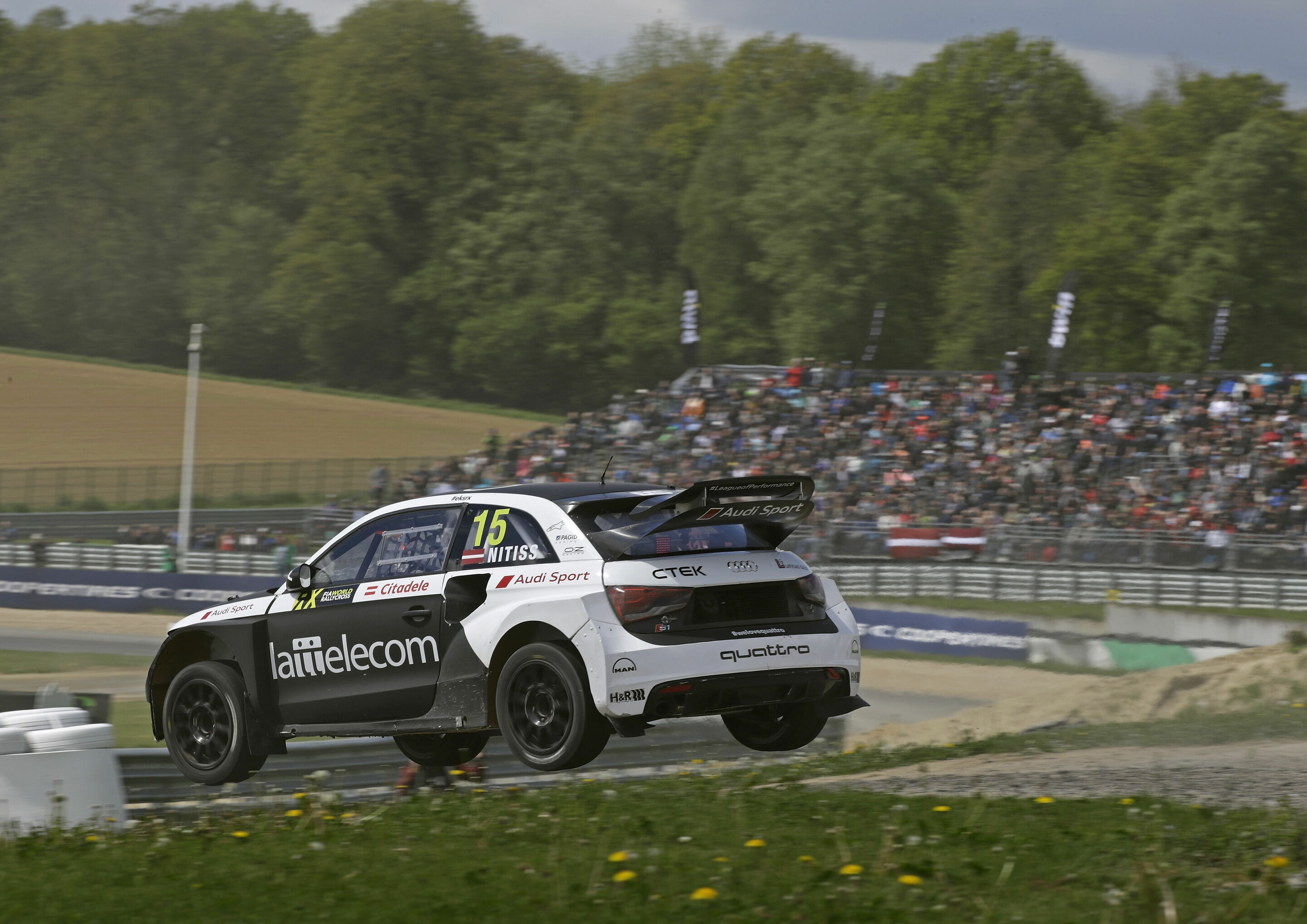 FIA-Rallycross-WM 2017, Mettet - Reinis Nitišs (Audi S1 EKS RX quattro #15)