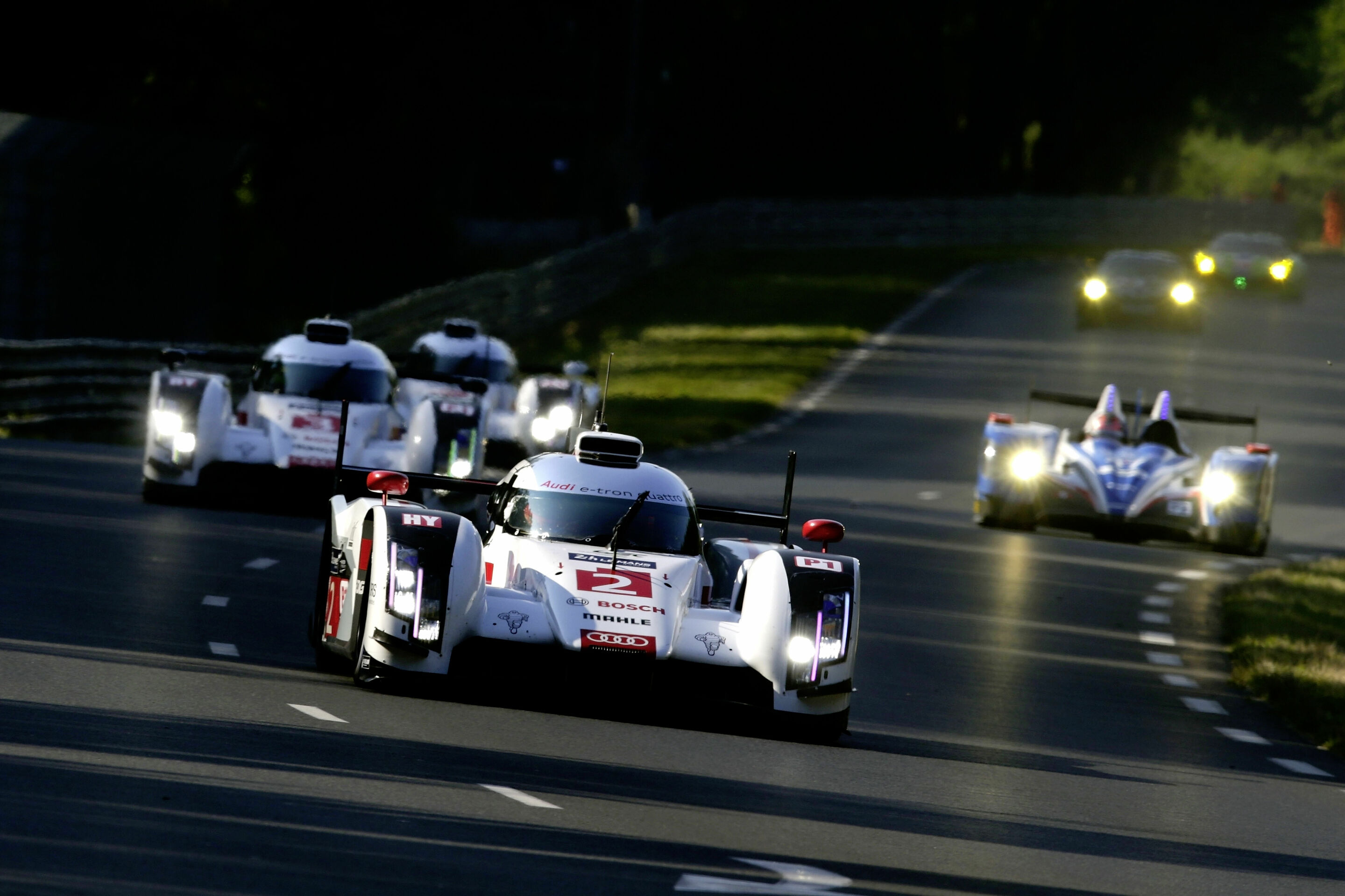 Audi bereit für das Rennen in Le Mans