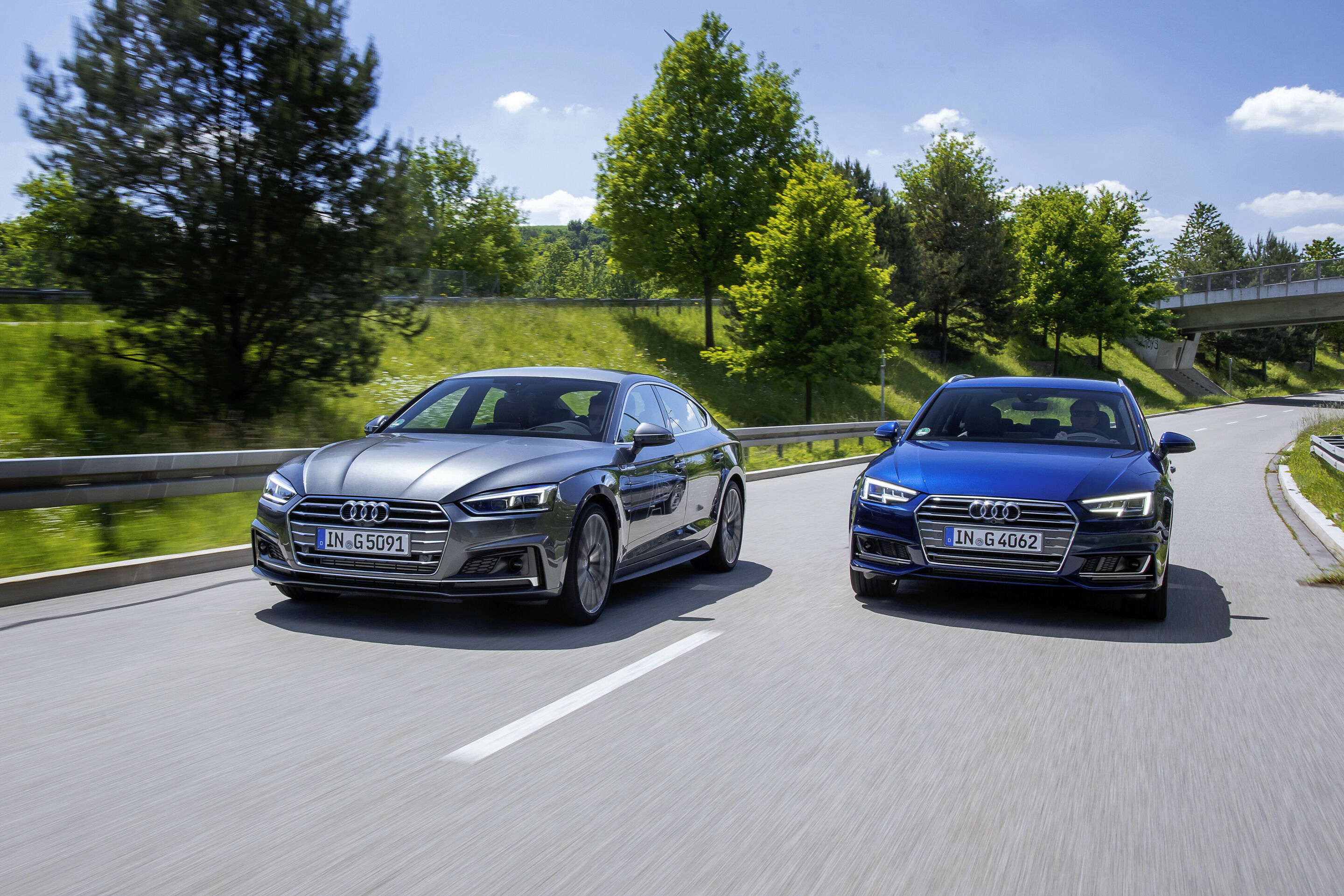 Audi A5 Sportback g-tron und Audi A4 Avant g-tron
