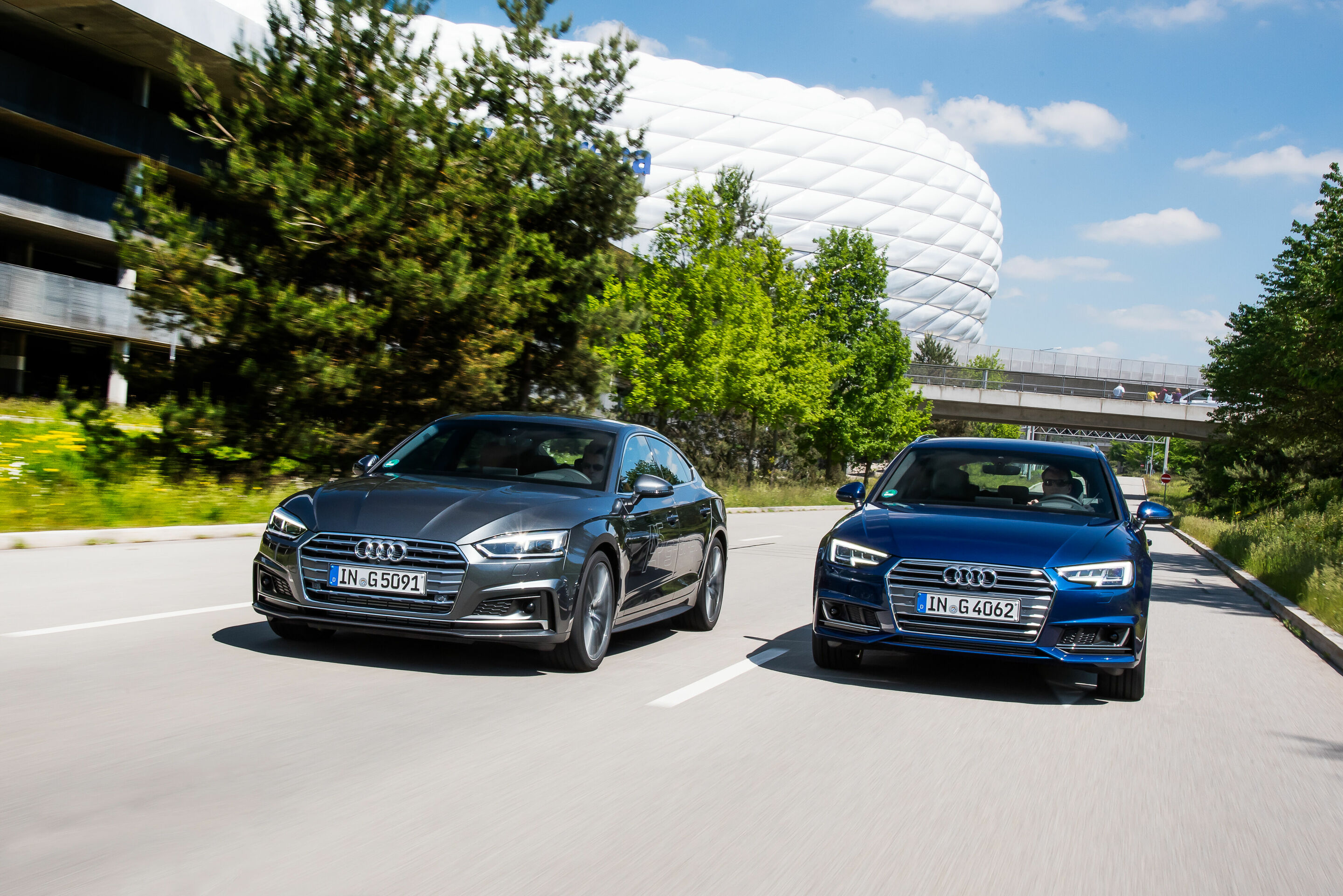 Audi A5 Sportback g-tron und Audi A4 Avant g-tron