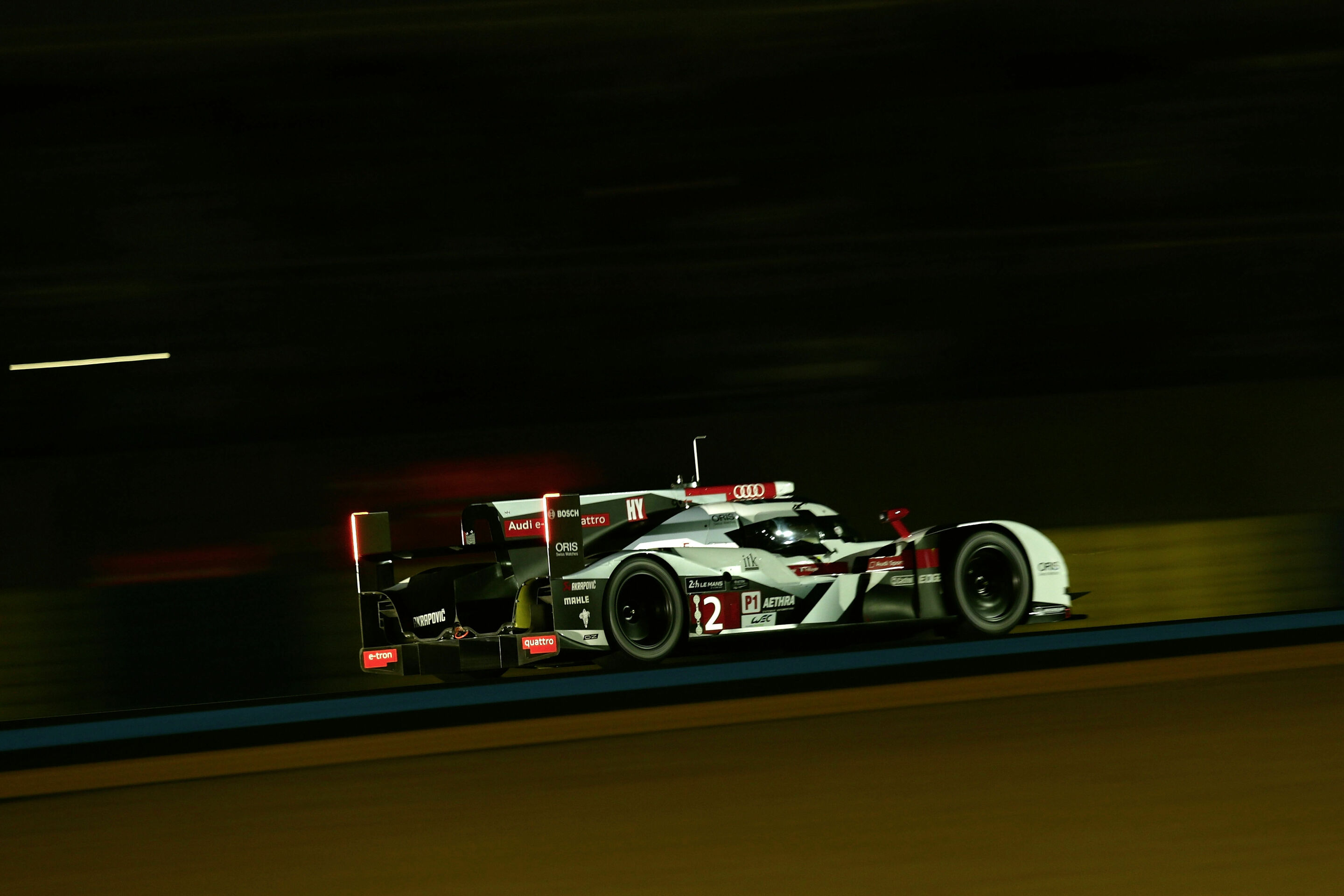 Night shift for Audi at Le Mans