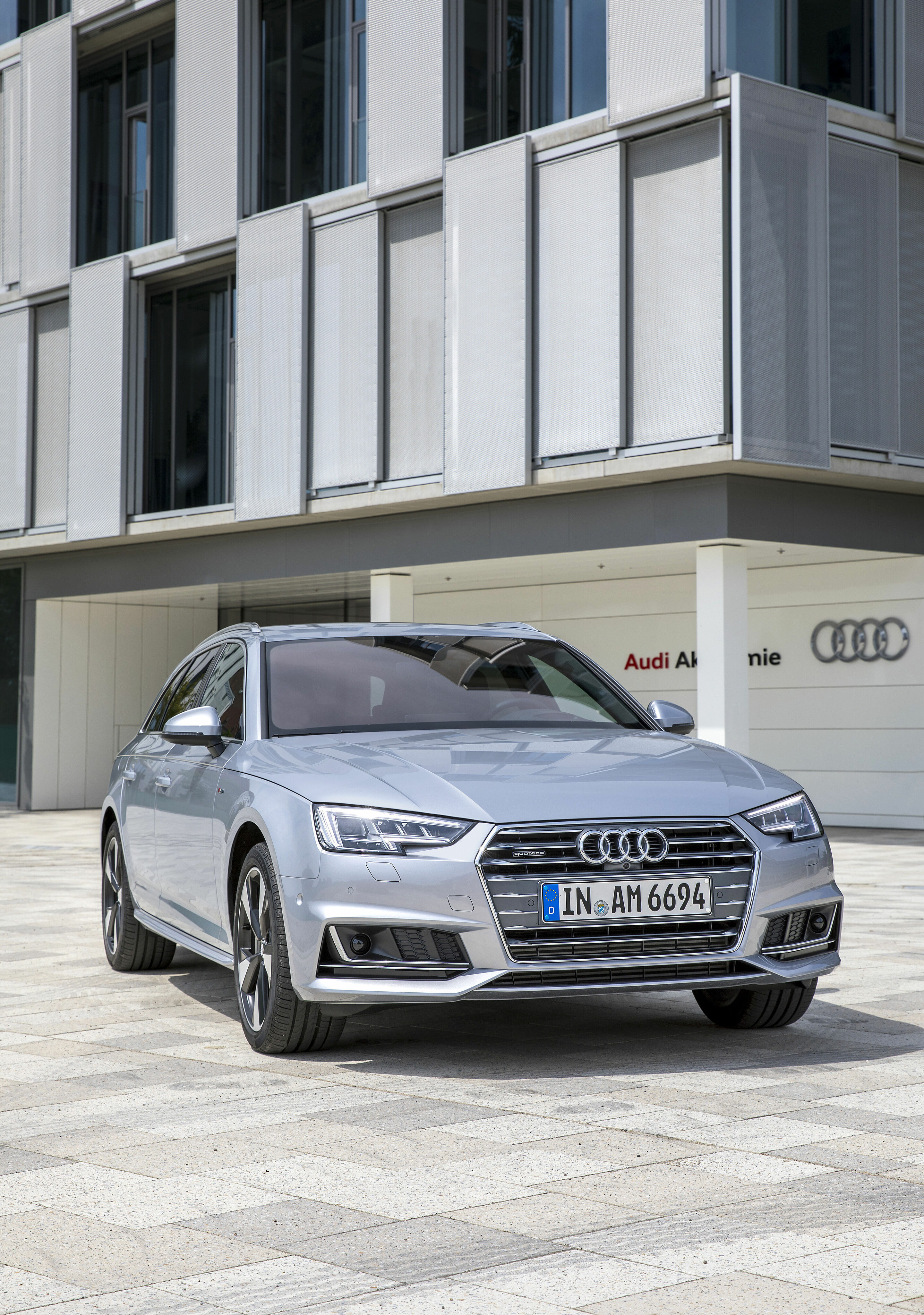 On the road with the Audi A4 Avant in Ingolstadt