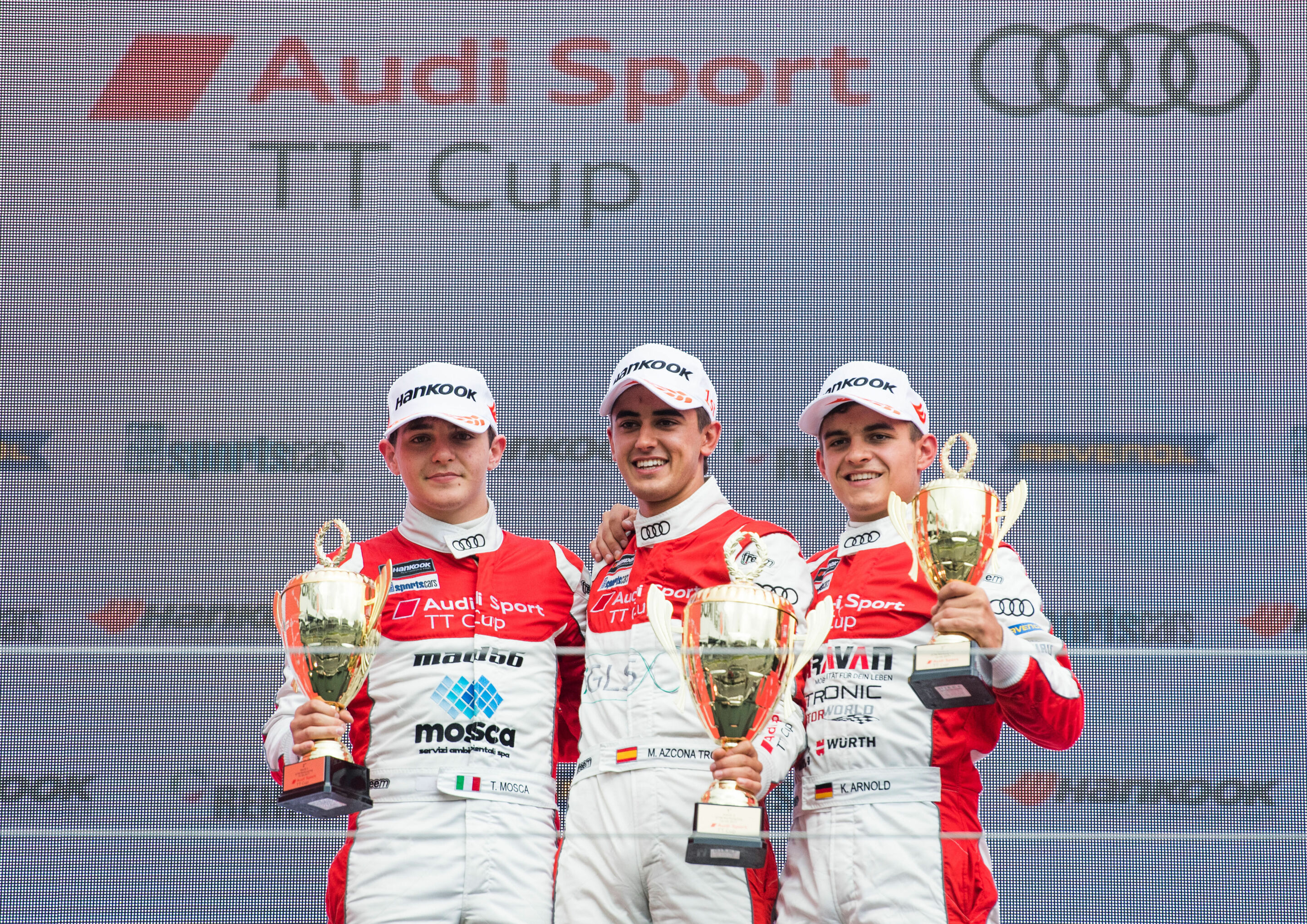 Audi Sport TT Cup Nürburgring 2017 - Tommaso Mosca, Mikel Azcona, Kevin Arnold