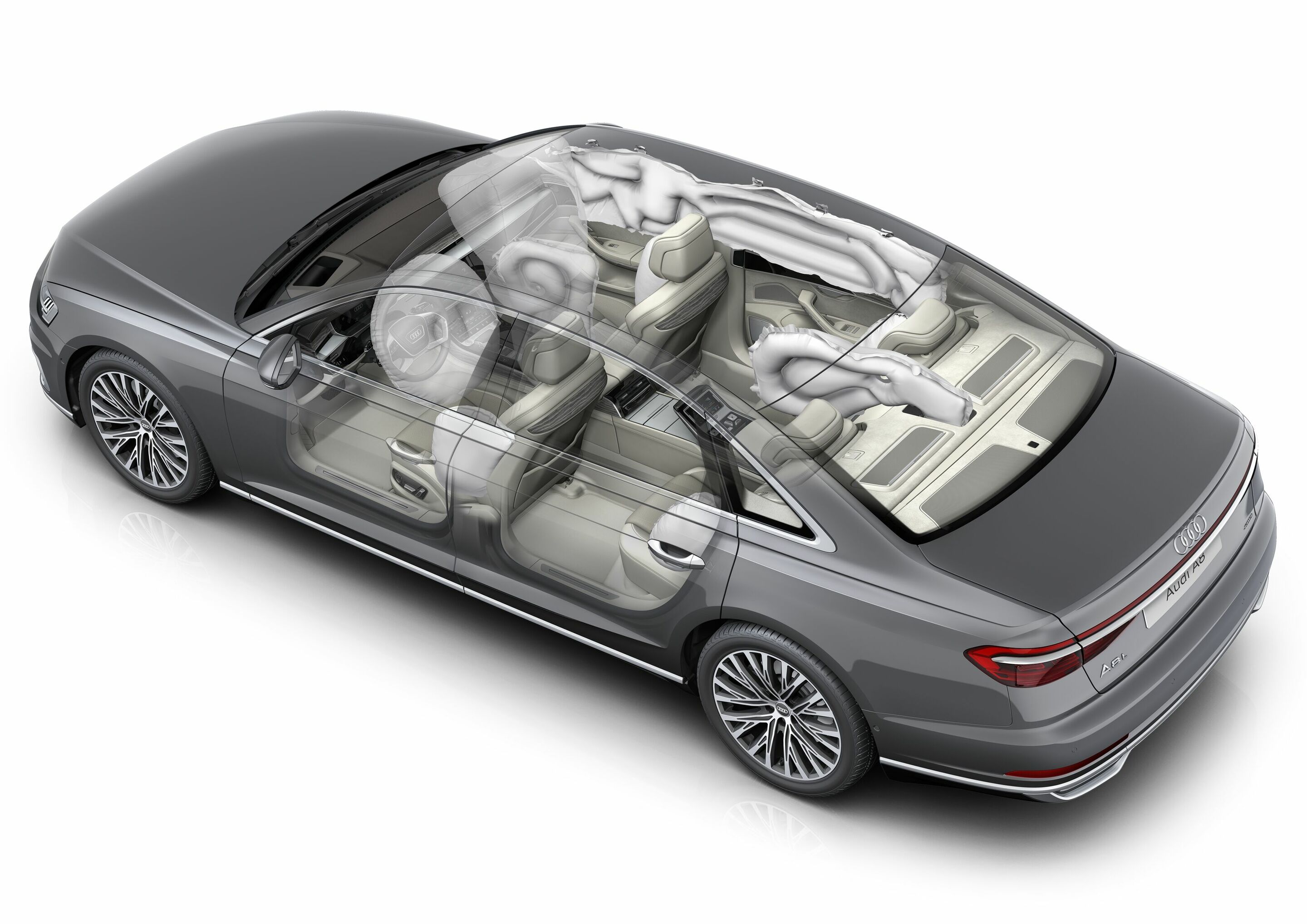 Airbags in the Audi A8 L
