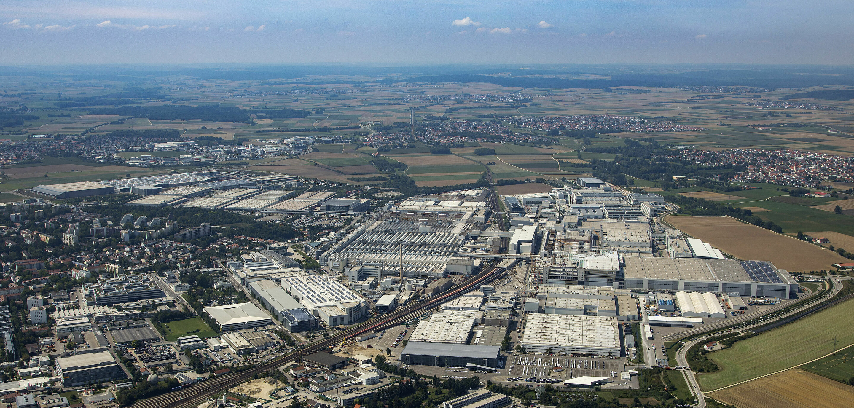 Audi site Ingolstadt (aerial photograph)