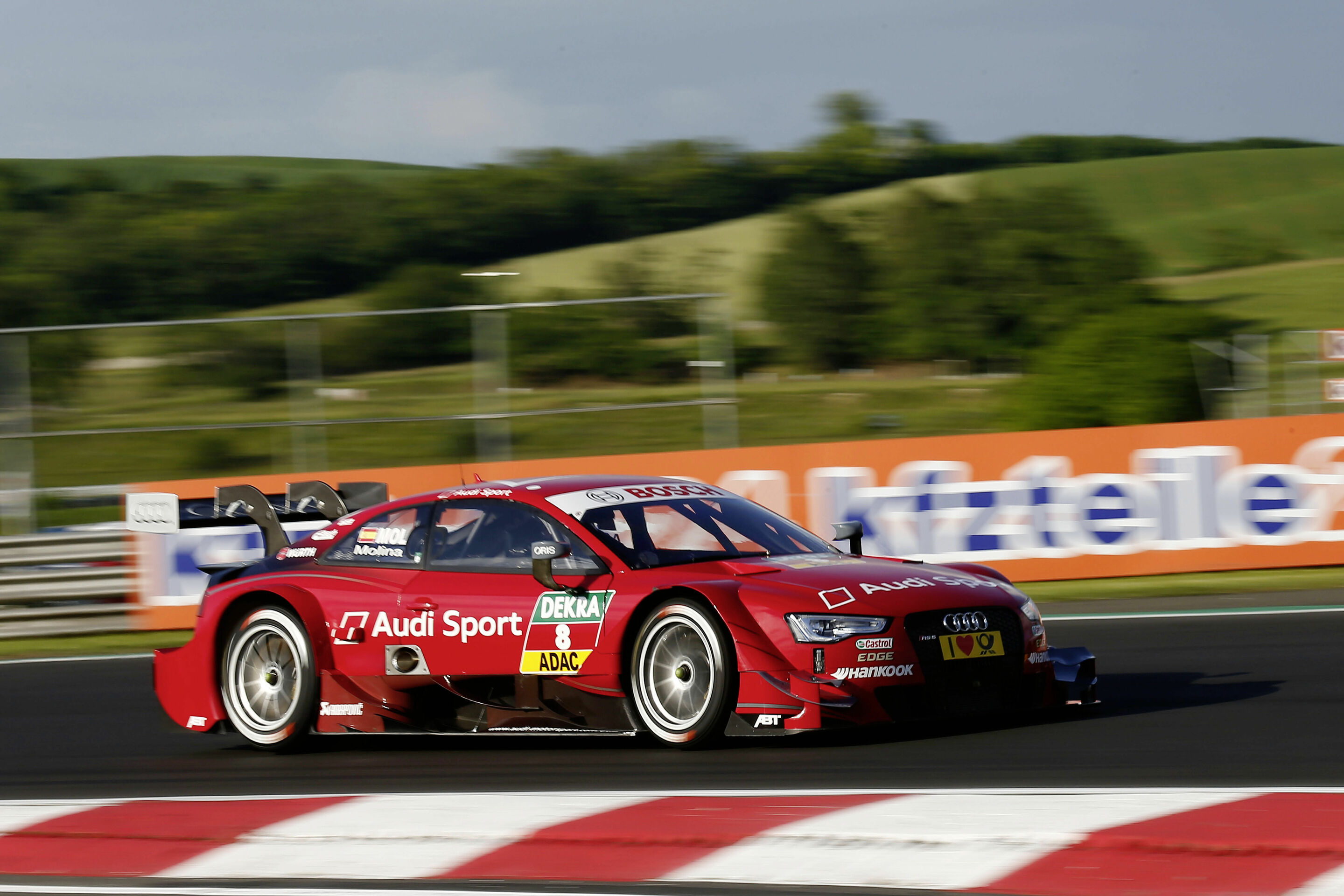 Miguel Molina clinches grid position three for Audi