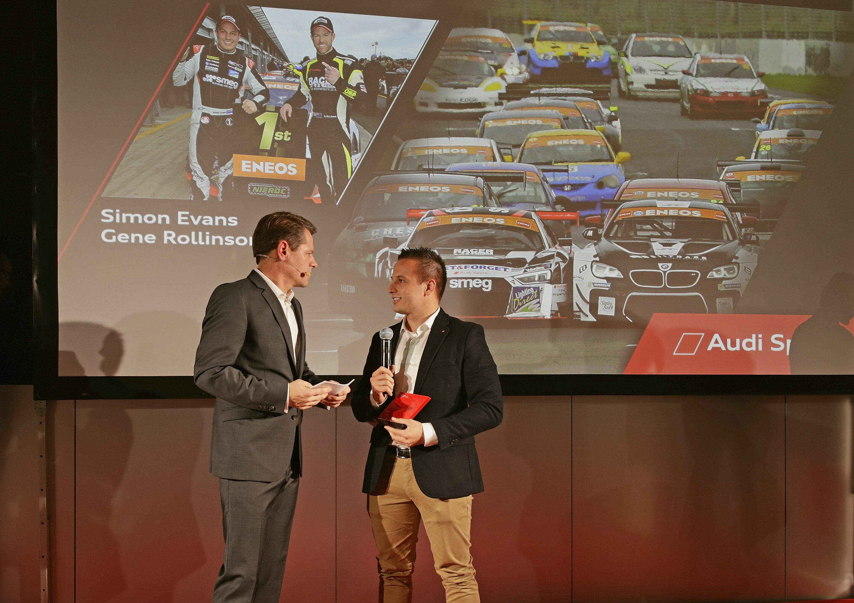 Audi Sport customer racing Race Night 2017 - Oliver Sittler, Simon Evans
