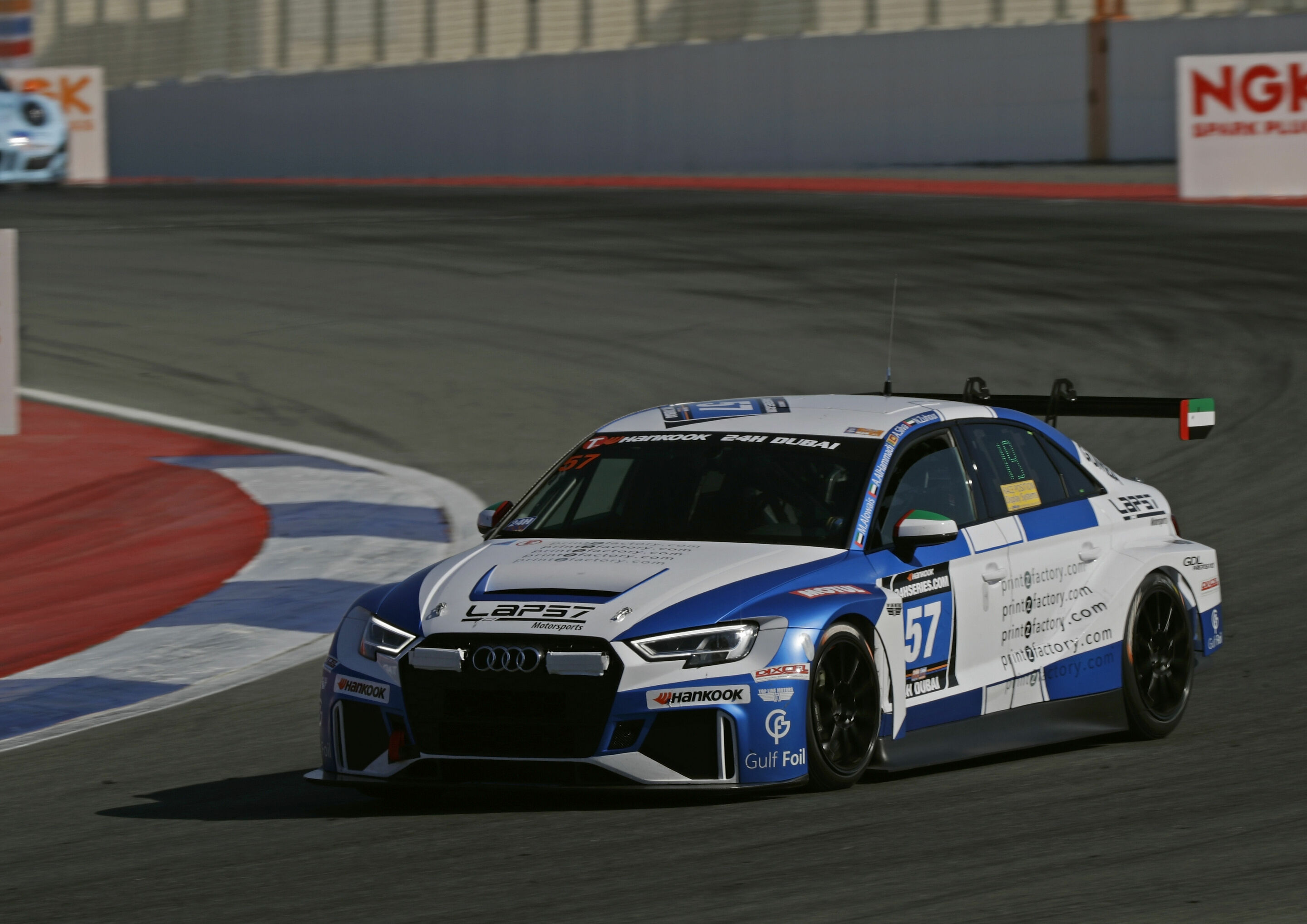 24h Dubai 2018 - Audi RS 3 LMS 57 (Lap 57 Motorsports), Abdullah Al Hammadi/Mohammed Al Owais/Ashan Silva/Nadir Zuhour