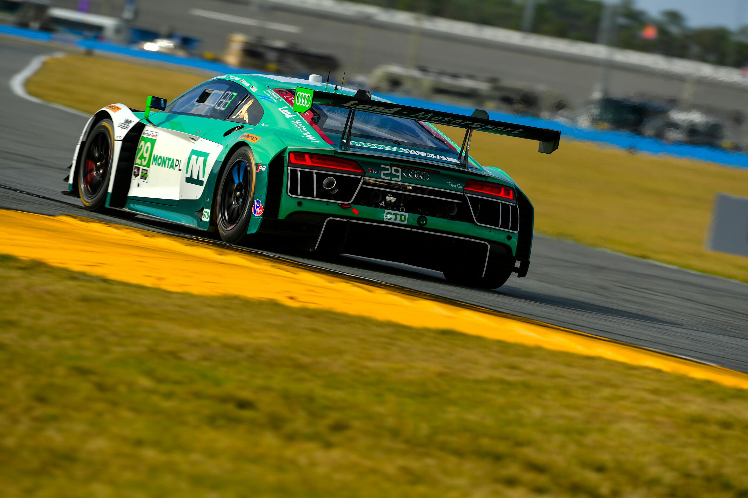 24h Daytona 2018 - Audi R8 LMS #29 (Montaplast by Land-Motorsport), Kelvin van der Linde/Sheldon van der Linde/Christopher Mies/Jeffrey Schmidt
