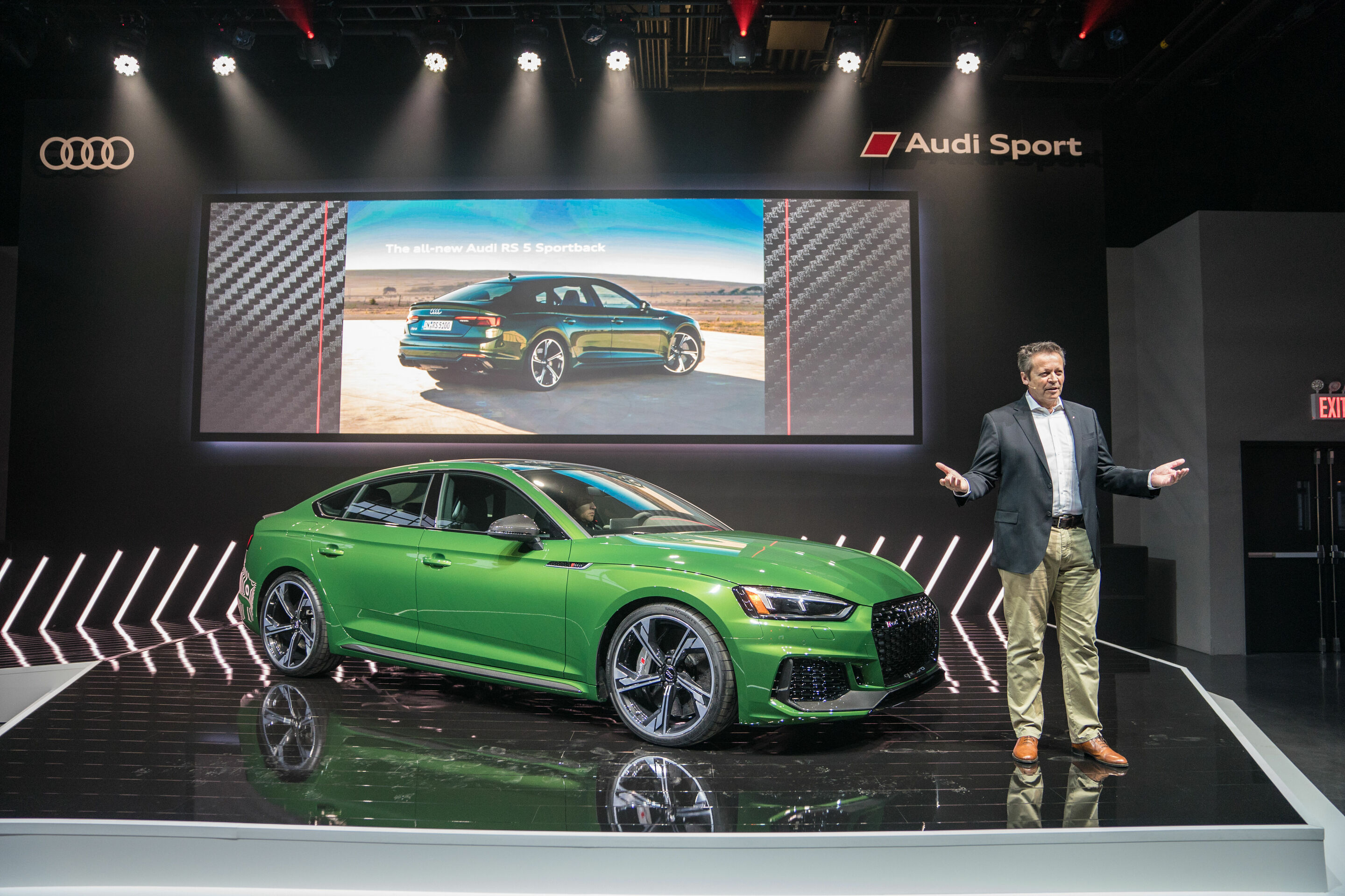 Audi RS 5 Sportback world premiere in New York.