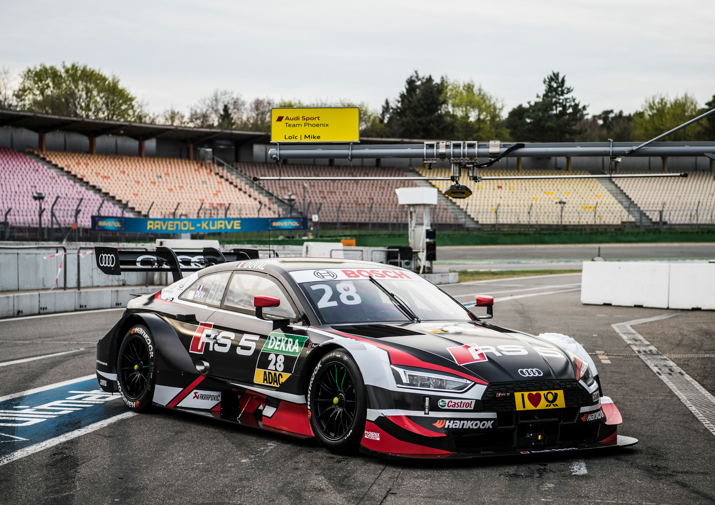 DTM-Test Hockenheim 2018 - Audi Sport RS 5 DTM #28 (Audi Sport Team Phoenix), Loïc Duval
