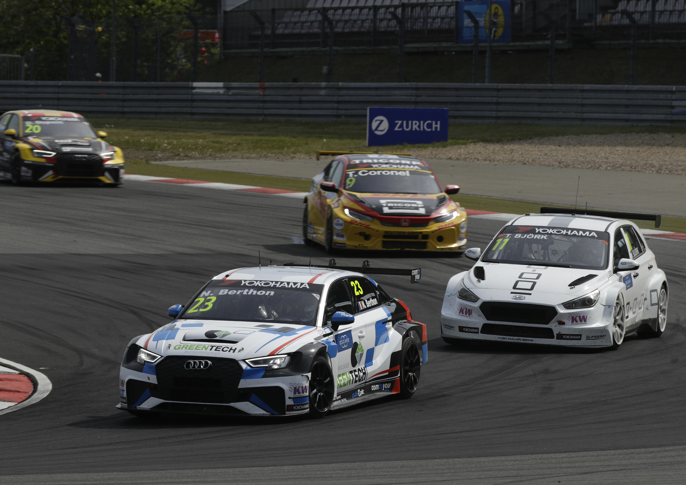 WTCR – FIA-Tourenwagen-Weltcup 2018 - Audi RS 3 LMS #23 (Comtoyou Racing), Nathanaël Berthon