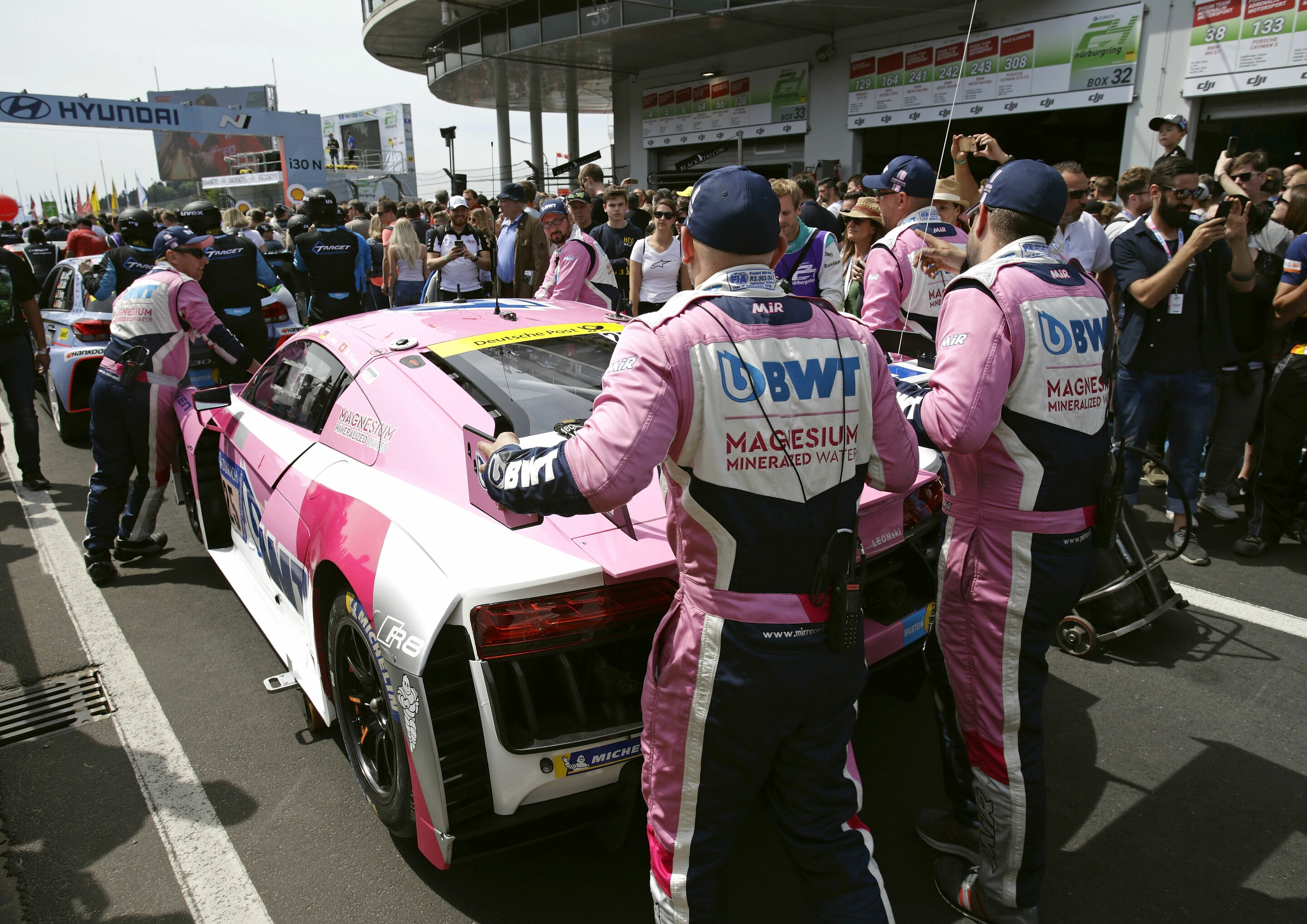 24h Nürburgring 2018 - Audi R8 LMS #25 (Team BWT Mücke Motorsport), Marcel Fässler/Christer Jöns/Pierre Kaffer/Stefan Mücke