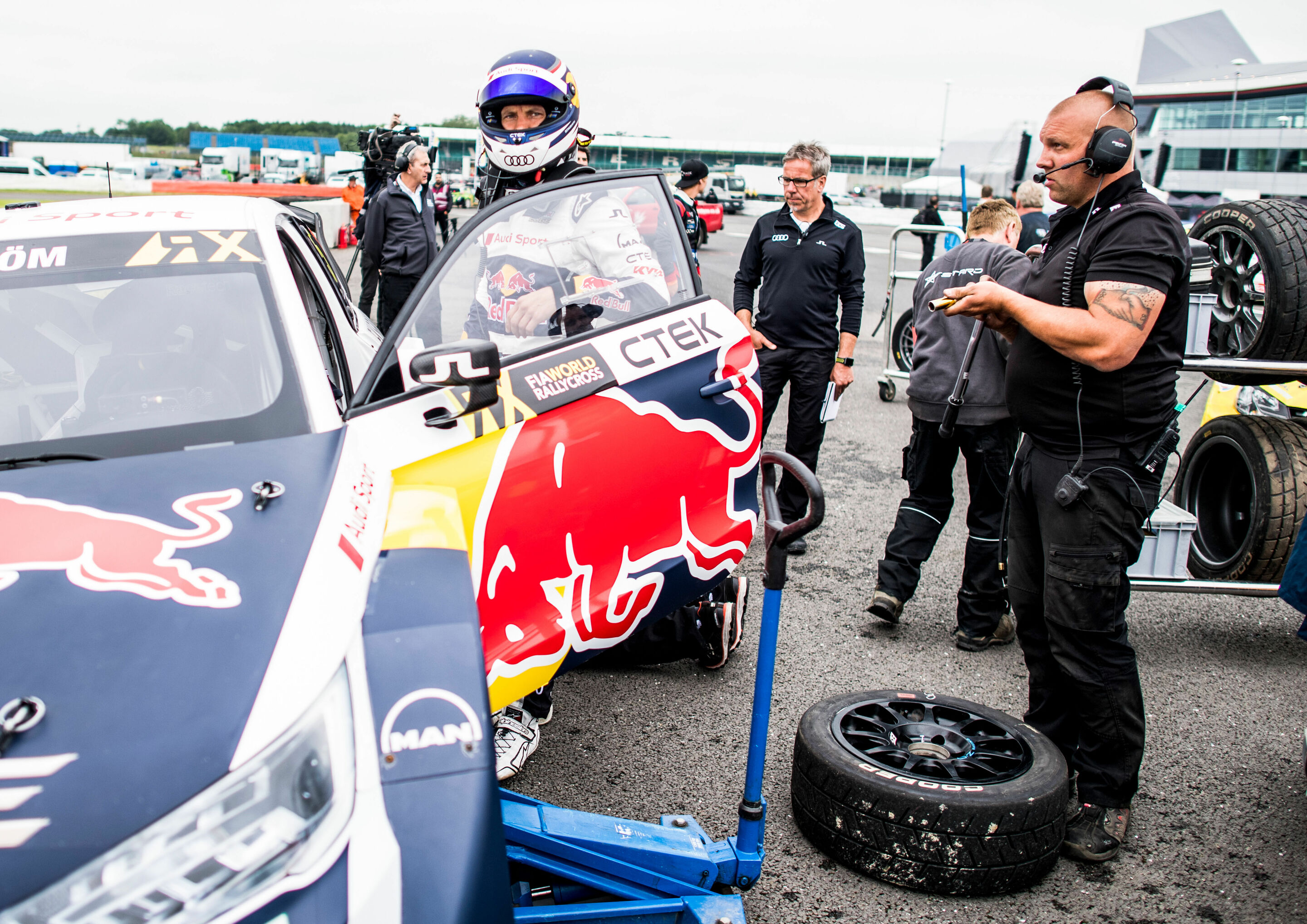 FIA World Rallycross Championship 2018, Silverstone - Audi S1 EKS RX quattro #5 (EKS Audi Sport), Mattias Ekström