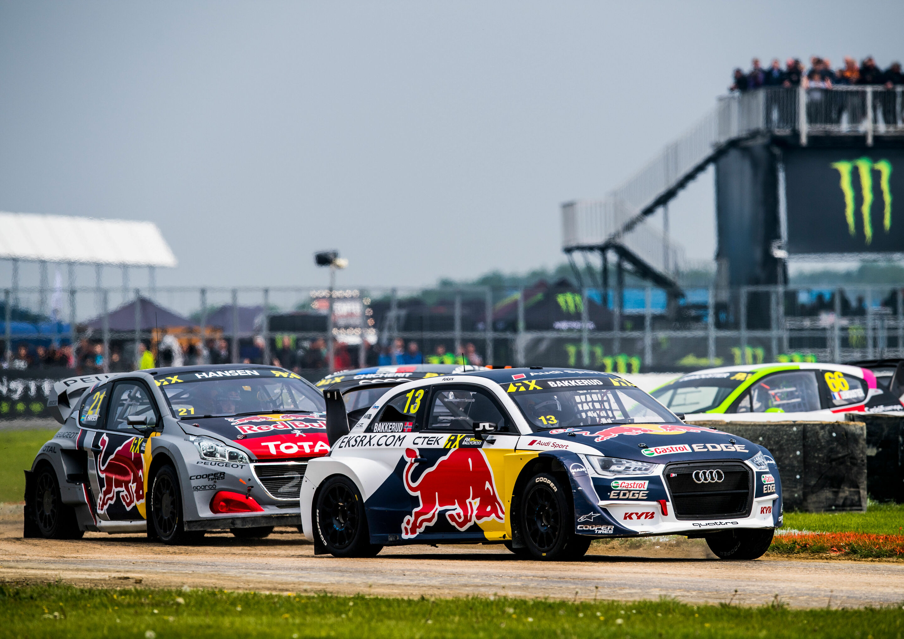 FIA World Rallycross Championship 2018, Silverstone - Audi S1 EKS RX quattro #13 (EKS Audi Sport), Andreas Bakkerud