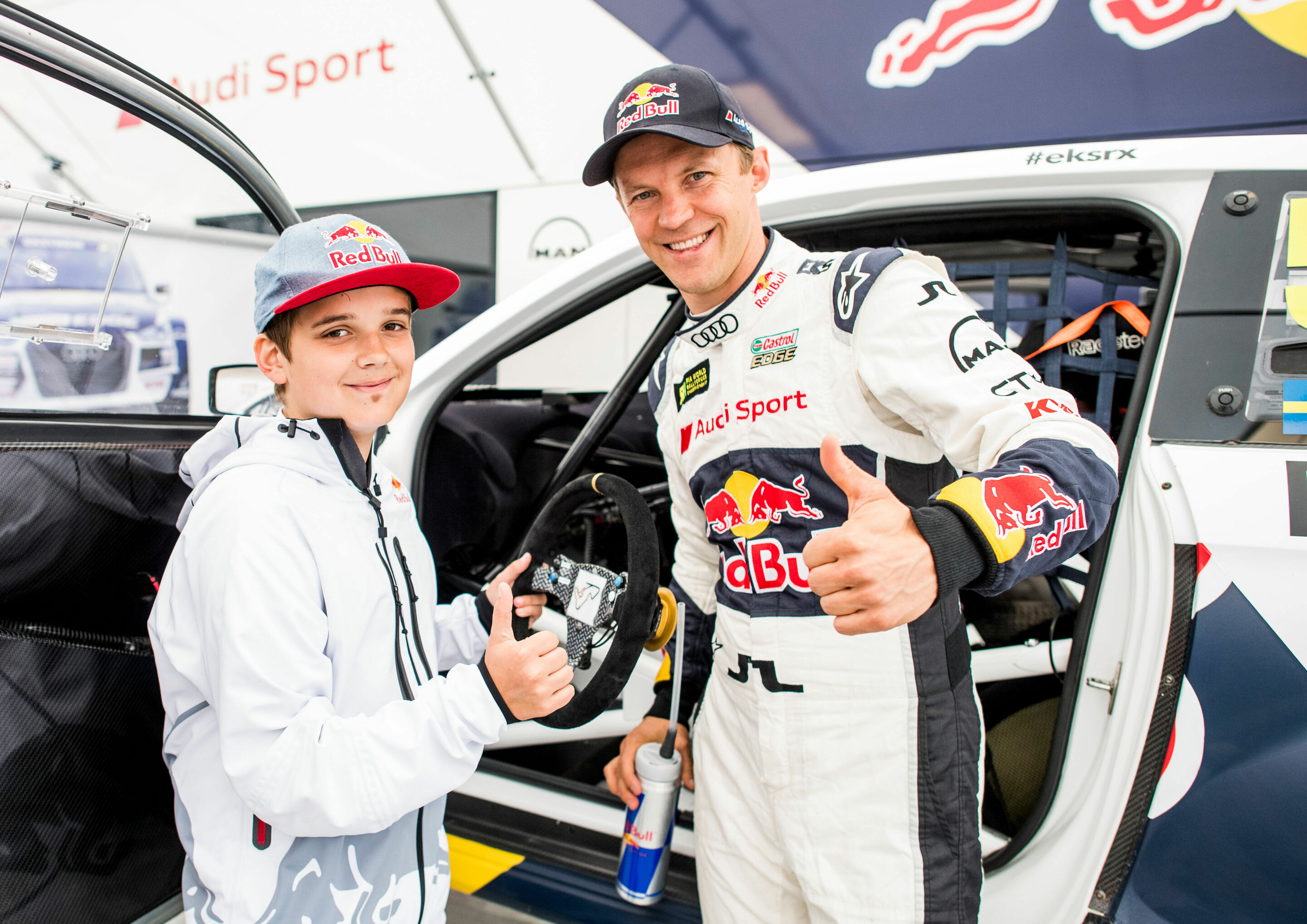 FIA World Rallycross Championship 2018, Silverstone - Jonny Edgar, Mattias Ekström