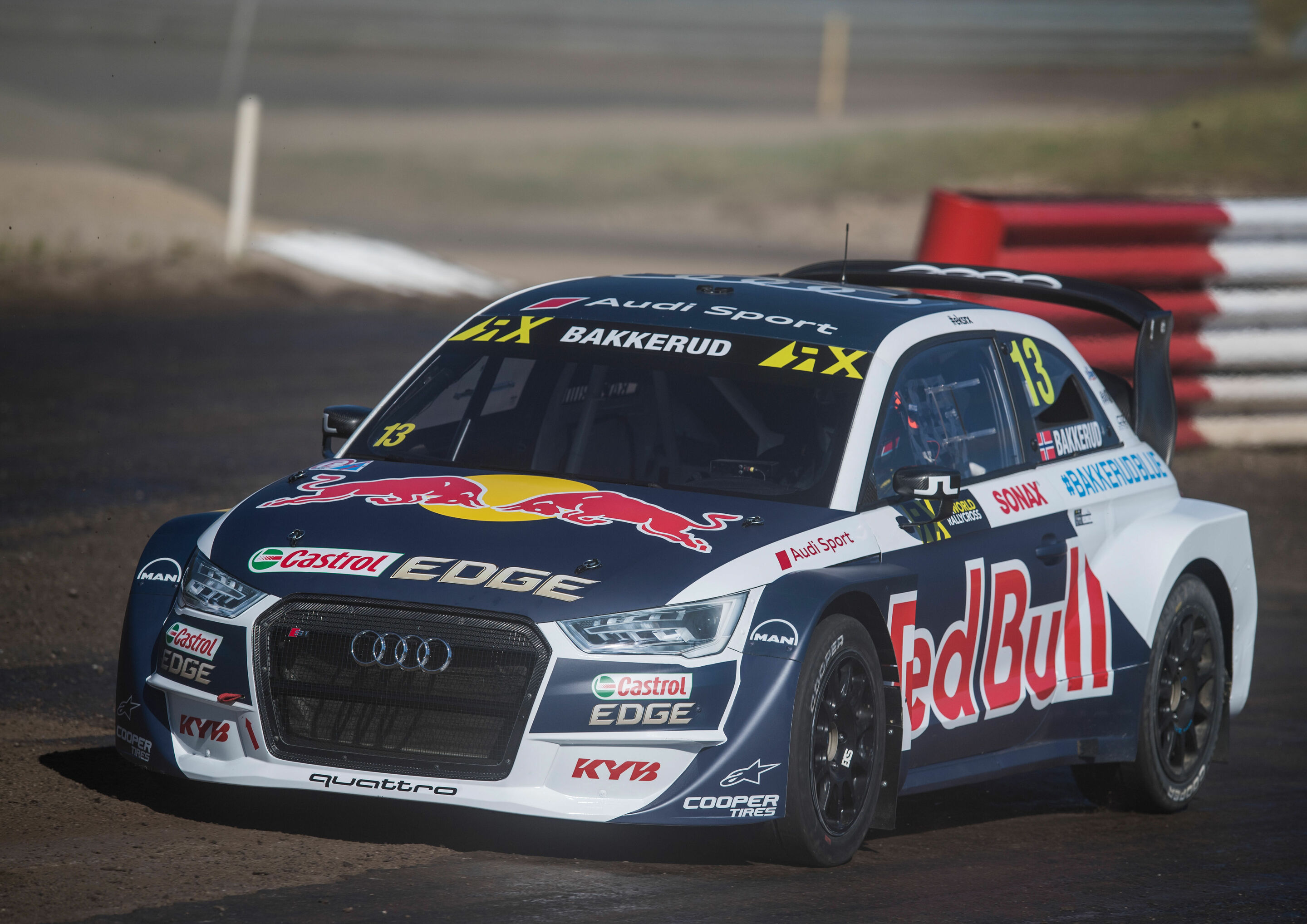 FIA World Rallycross Championship 2018, Sweden - Audi S1 EKS RX quattro #13 (EKS), Andreas Bakkerud