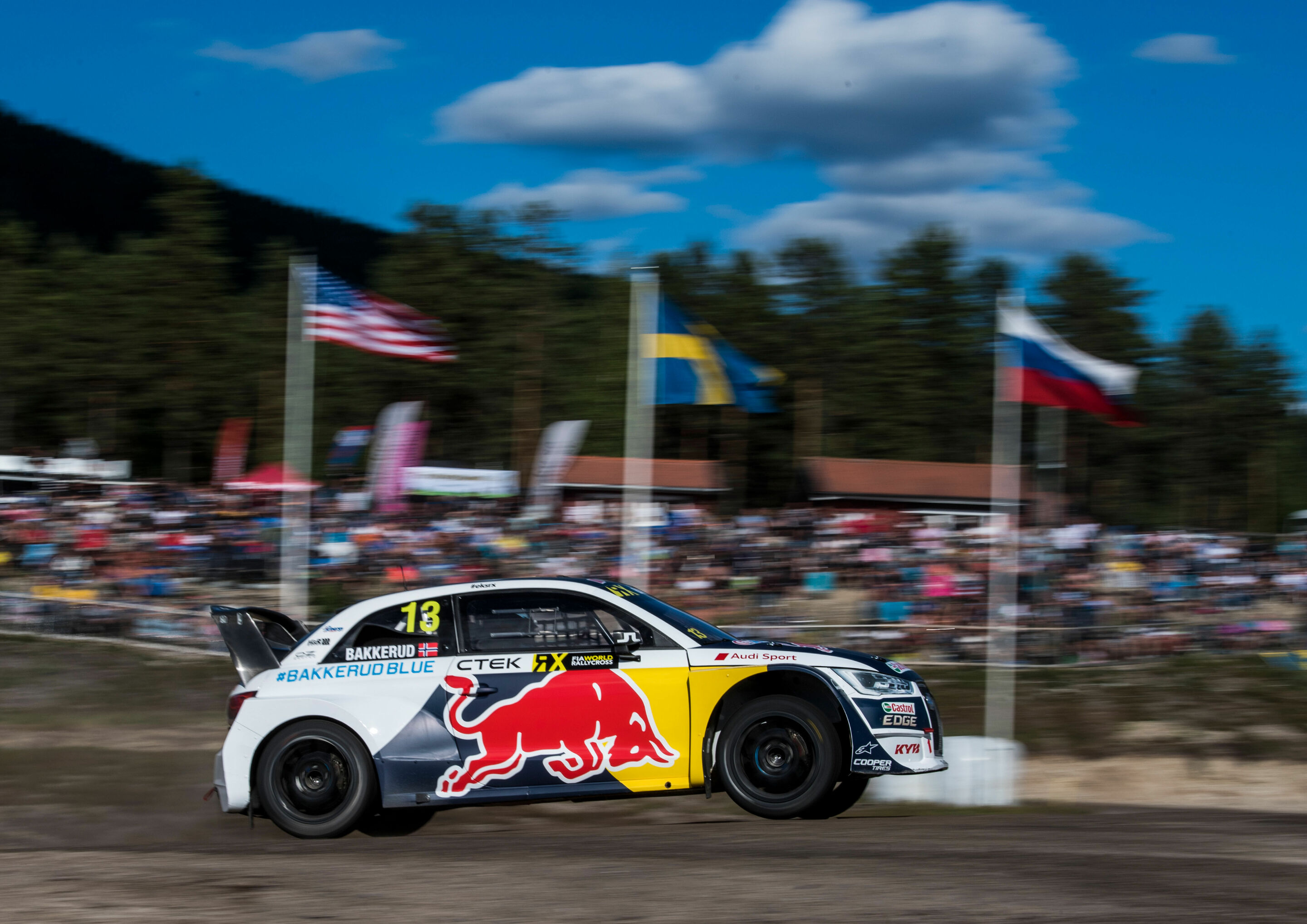 Rallycross-WM 2018, Höljes - Audi S1 EKS RX quattro #13 (EKS), Andreas Bakkerud